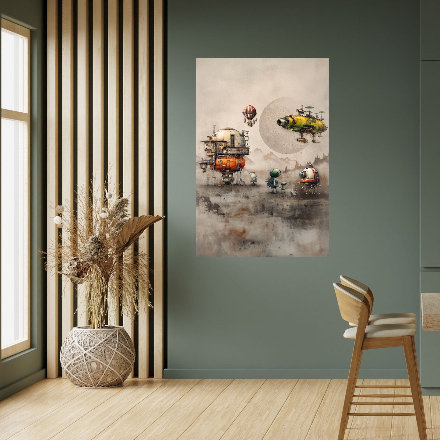 MACHINARIUM MACHINES Poster verticale staccabile e attaccabile