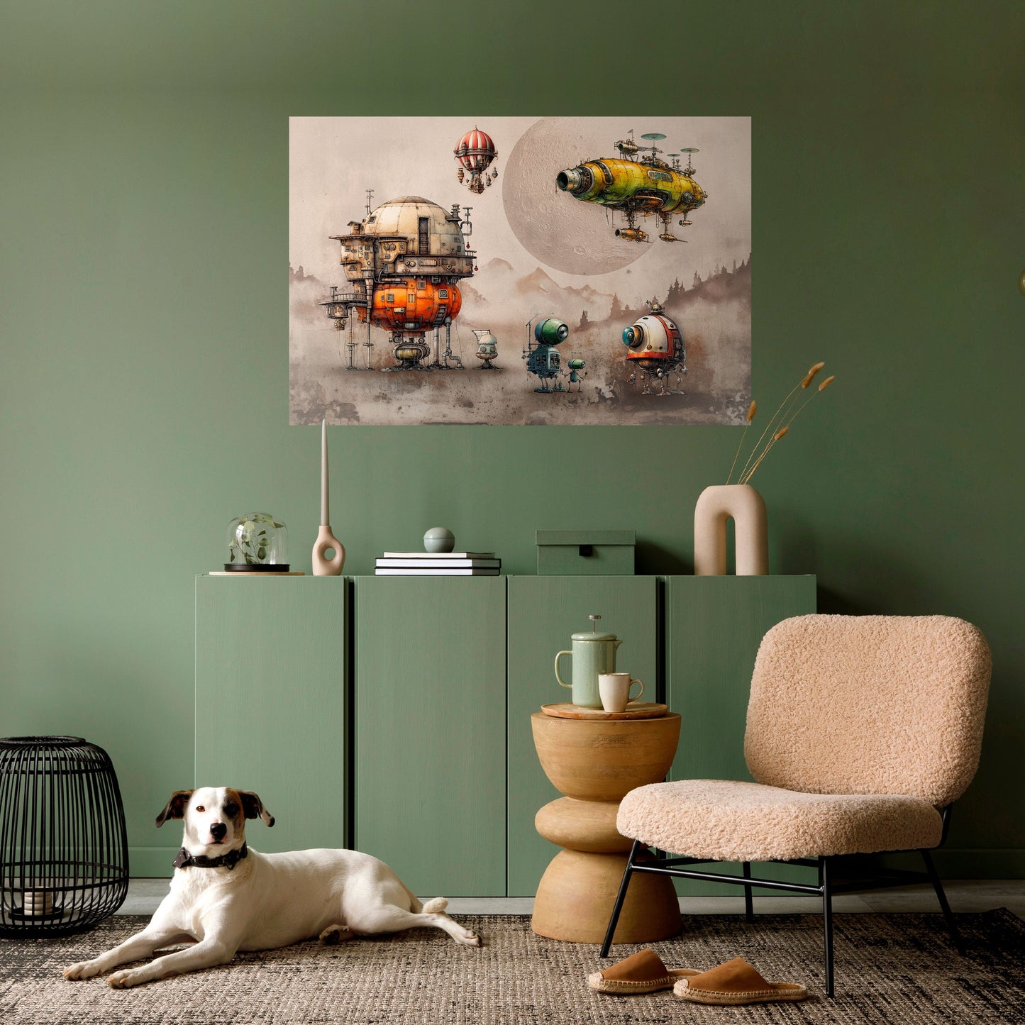 MACHINARIUM MACHINES Poster orizzontale staccabile e attaccabile