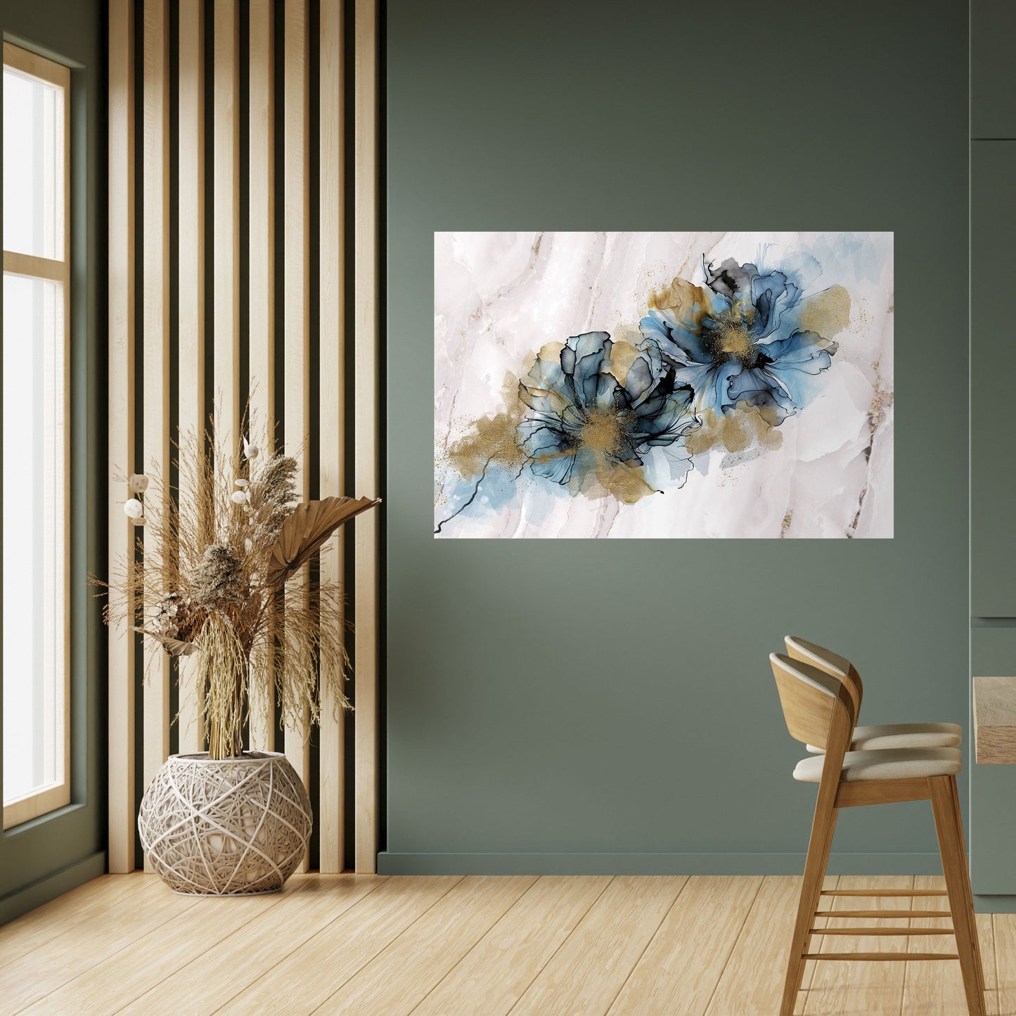 Poster orizzontale staccabile e attaccabile SPLASHED ELEGANCE