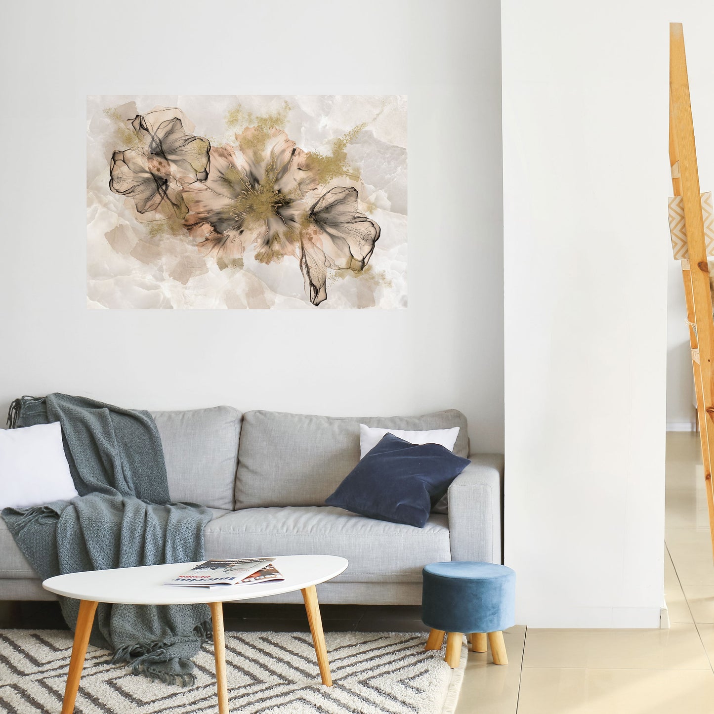 ELEGANZA TRASPARENTE Poster orizzontale staccabile e attaccabile