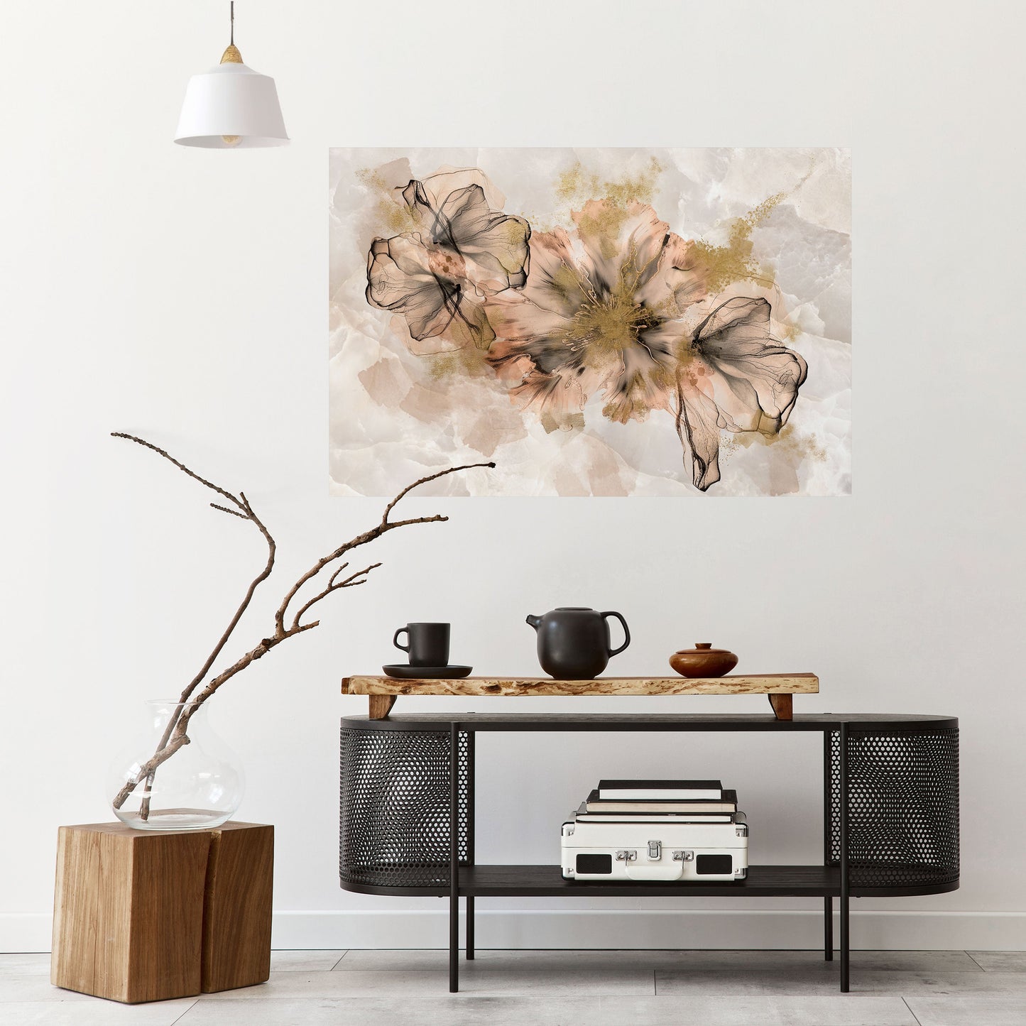 ELEGANZA TRASPARENTE Poster orizzontale staccabile e attaccabile