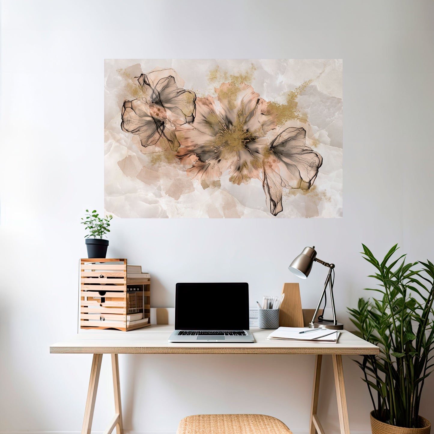 ELEGANZA TRASPARENTE Poster orizzontale staccabile e attaccabile