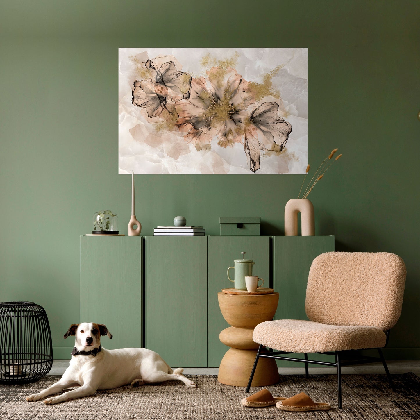 ELEGANZA TRASPARENTE Poster orizzontale staccabile e attaccabile