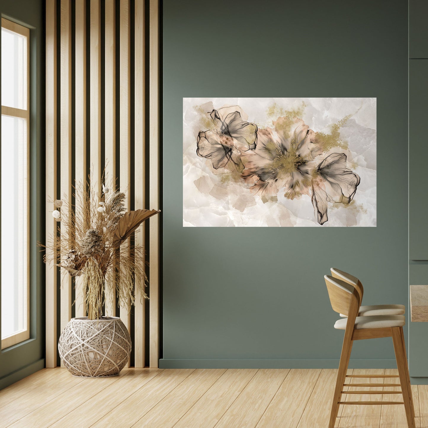 ELEGANZA TRASPARENTE Poster orizzontale staccabile e attaccabile