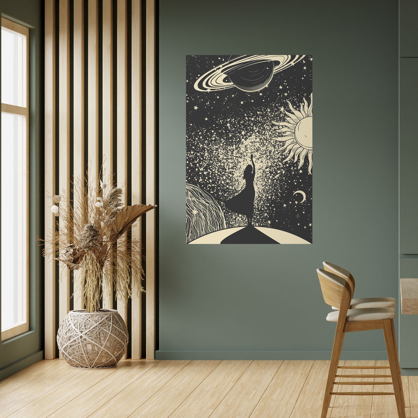 Poster verticale staccabile e attaccabile MYSTIC UNIVERSE