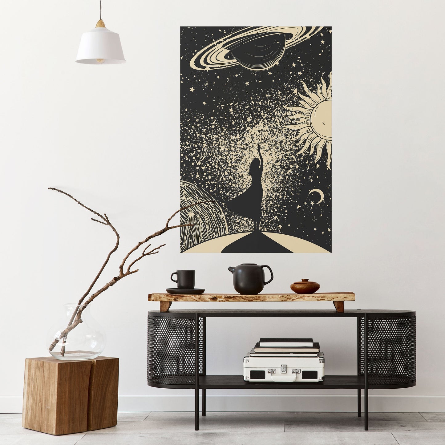 Poster verticale staccabile e attaccabile MYSTIC UNIVERSE
