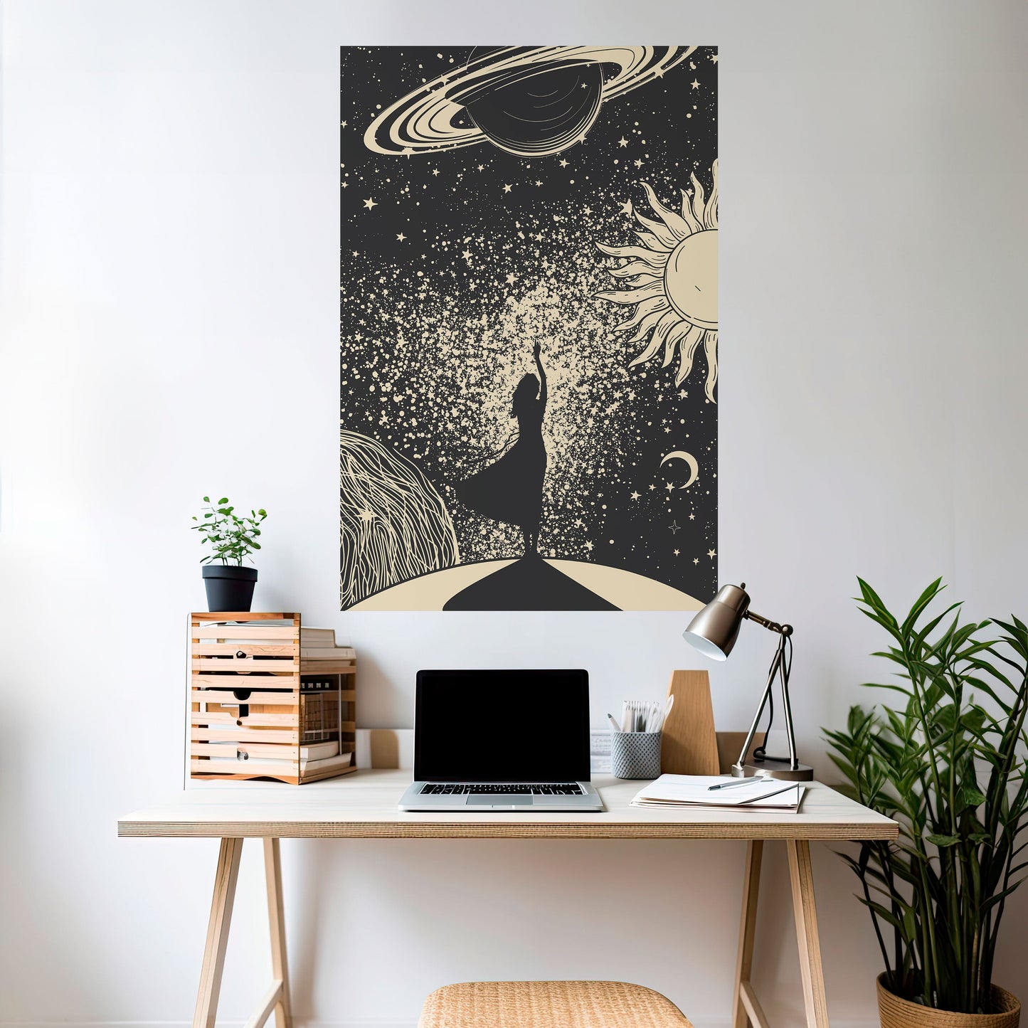 Poster verticale staccabile e attaccabile MYSTIC UNIVERSE