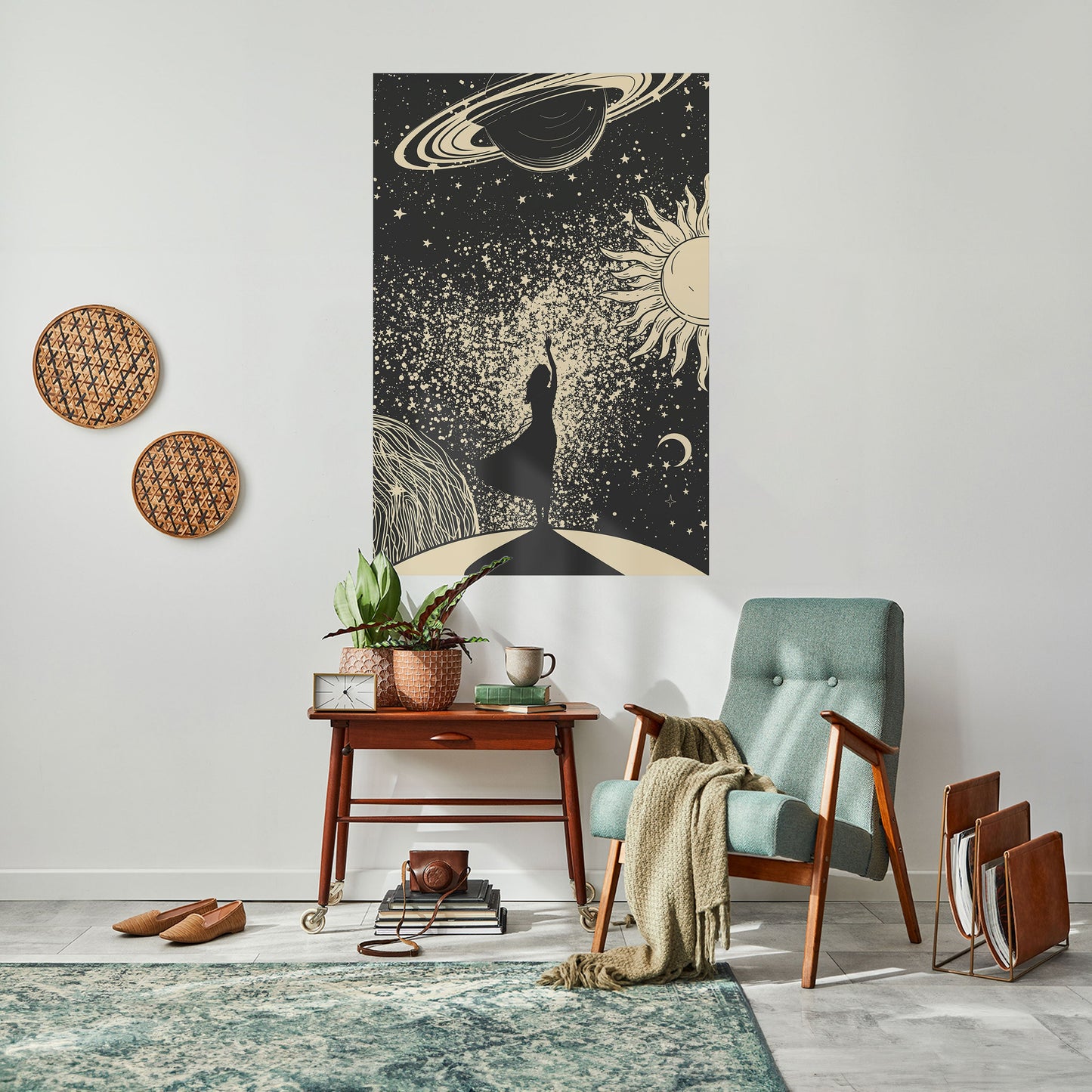 Poster verticale staccabile e attaccabile MYSTIC UNIVERSE