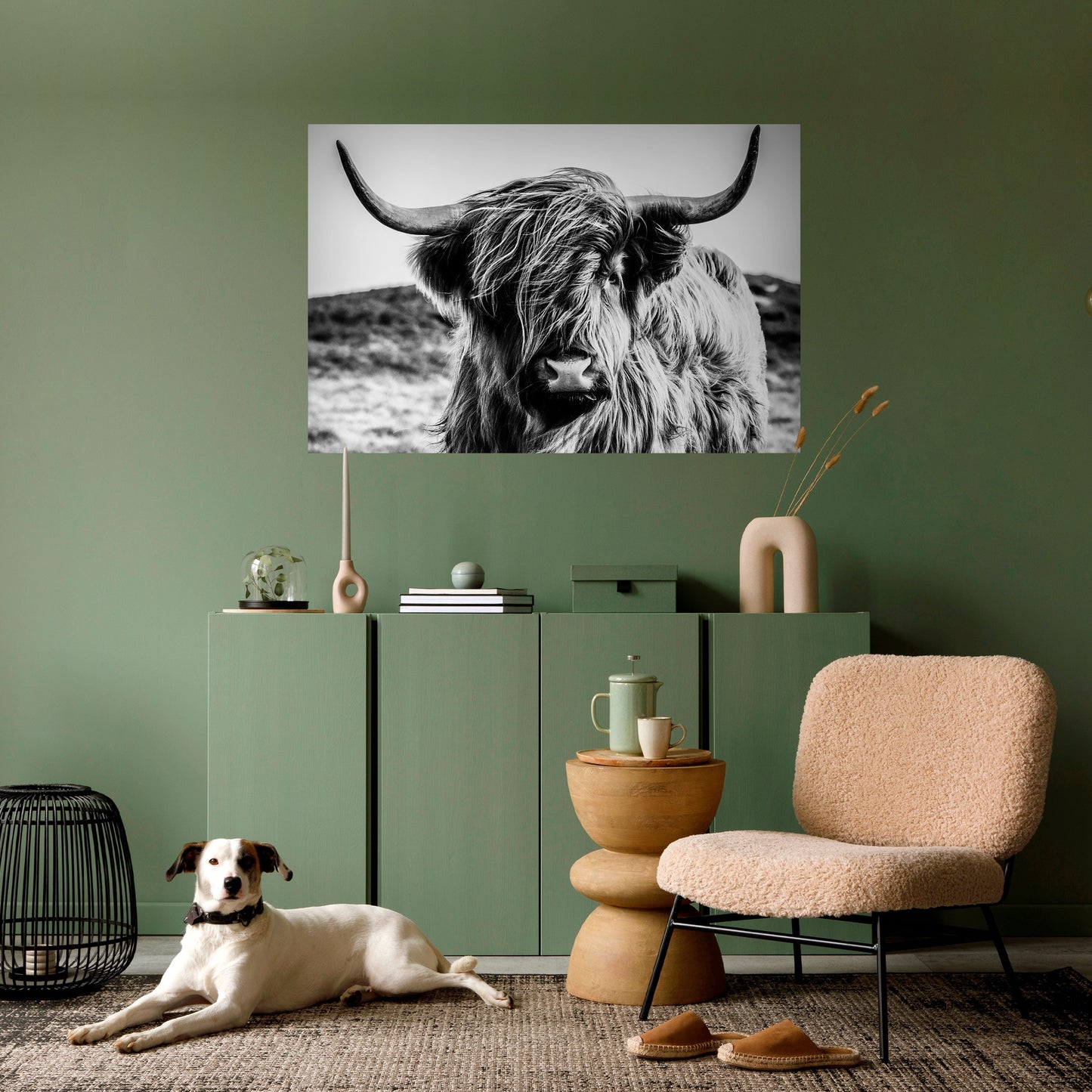 WILD SPIRIT REFLECTED Poster orizzontale staccabile e attaccabile