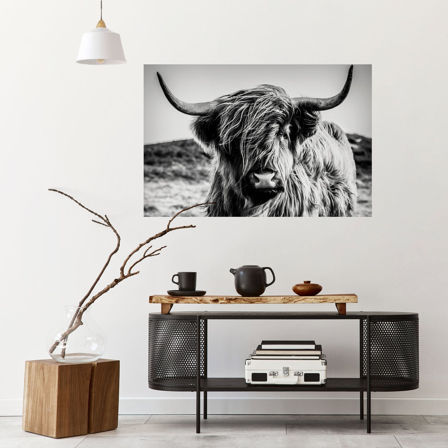 WILD SPIRIT REFLECTED Poster orizzontale staccabile e attaccabile