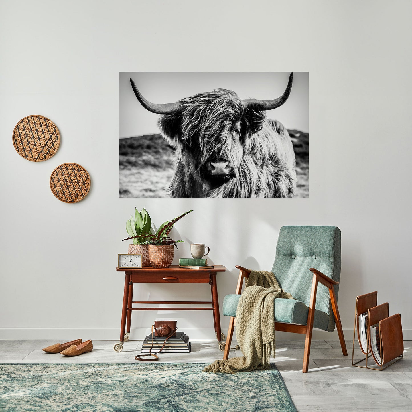 WILD SPIRIT REFLECTED Poster orizzontale staccabile e attaccabile