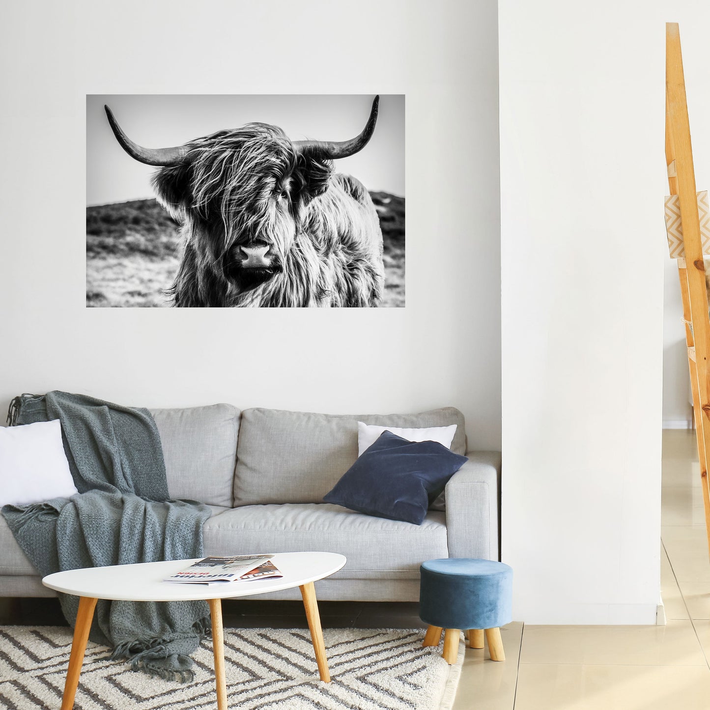 WILD SPIRIT REFLECTED Poster orizzontale staccabile e attaccabile