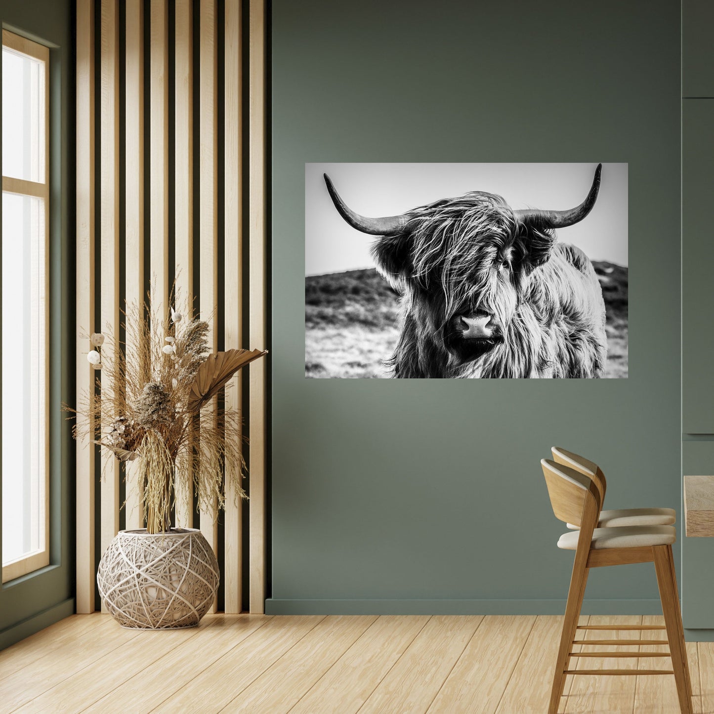 WILD SPIRIT REFLECTED Poster orizzontale staccabile e attaccabile