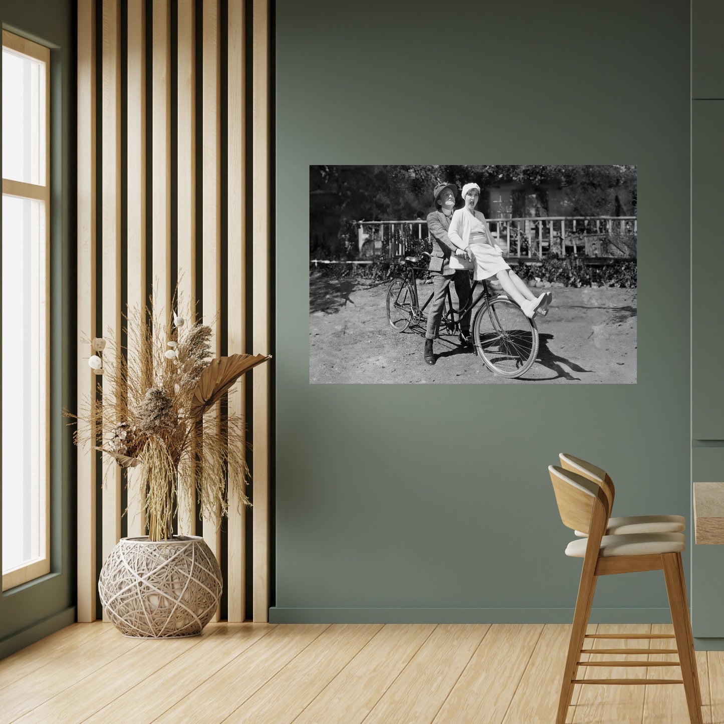 Cavalcando attraverso il tempo Poster orizzontale staccabile e attaccabile