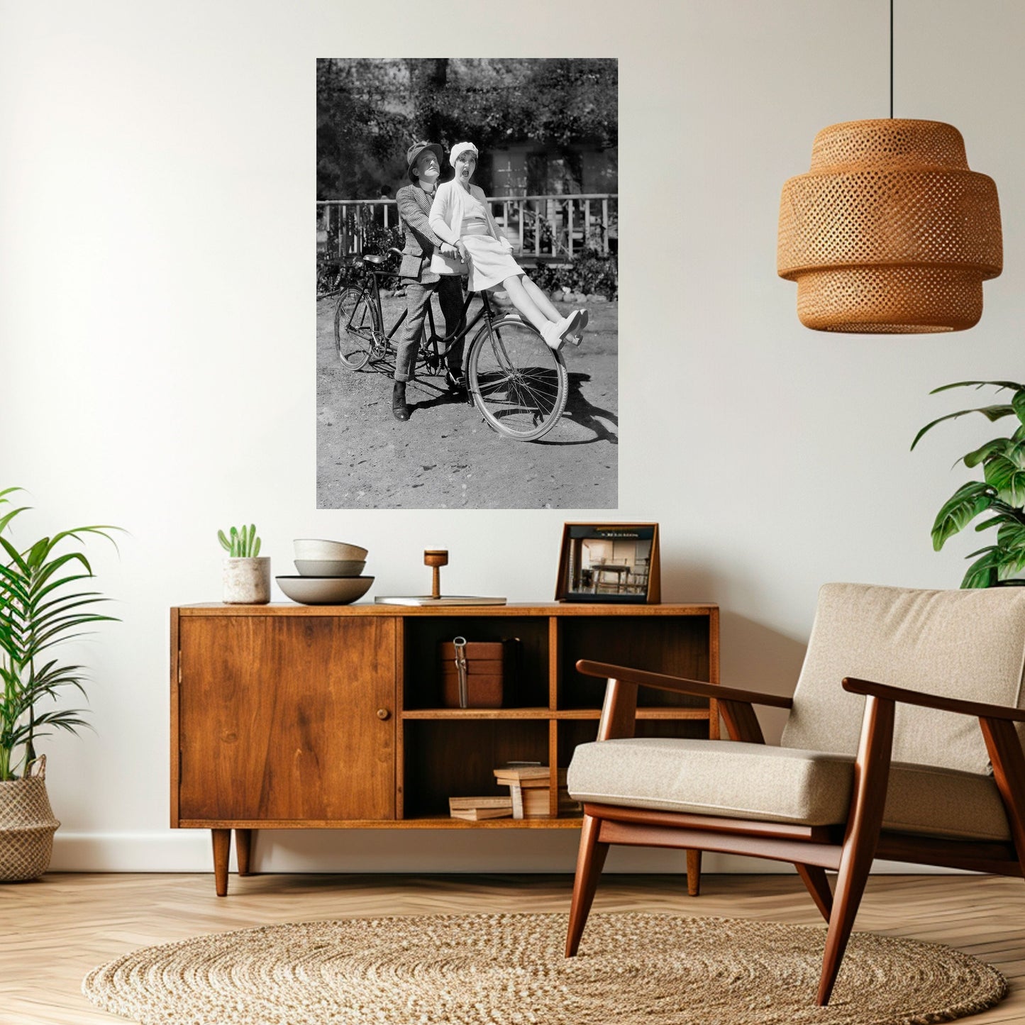 Cavalcando attraverso il tempo Poster verticale staccabile e attaccabile