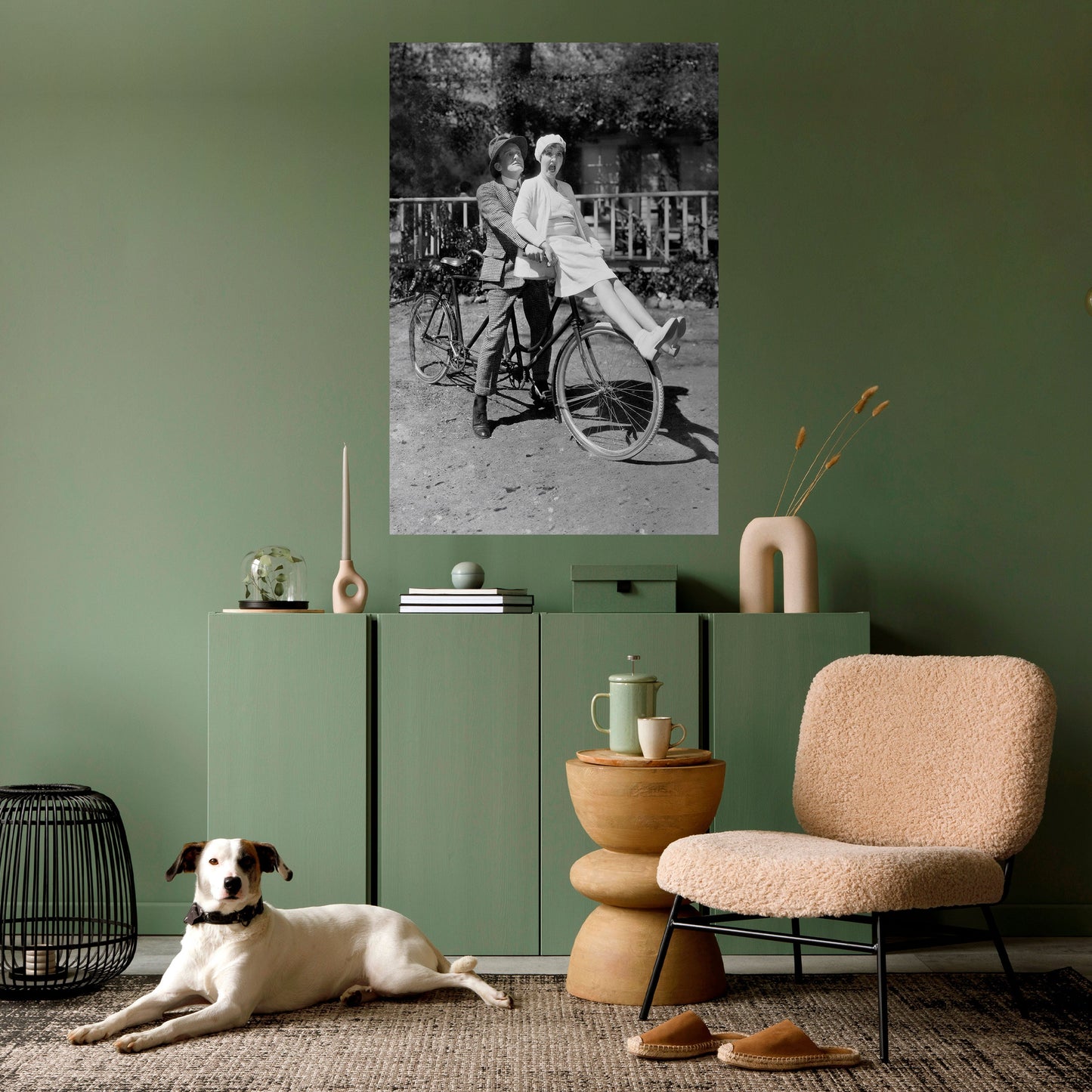 Cavalcando attraverso il tempo Poster verticale staccabile e attaccabile