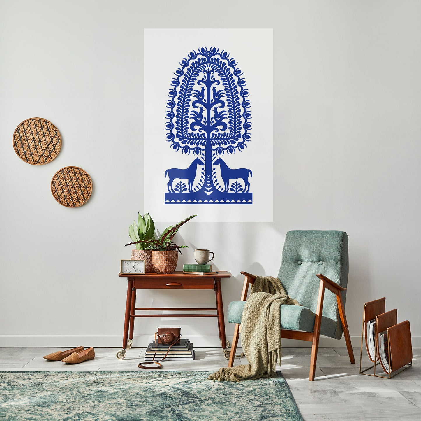 Poster verticale staccabile e attaccabile di ARTE POPOLARE POLACCA