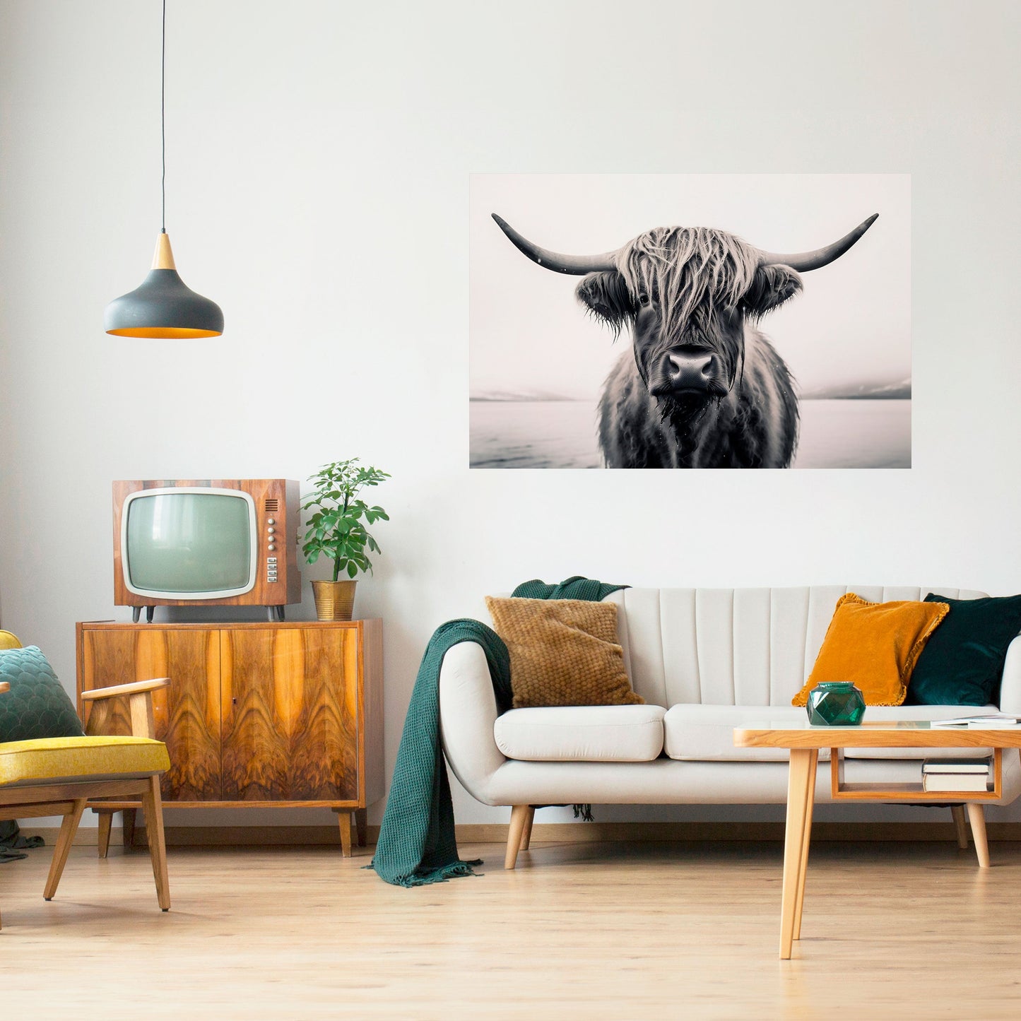 Poster orizzontale staccabile e attaccabile GENTLE GIANT STARE