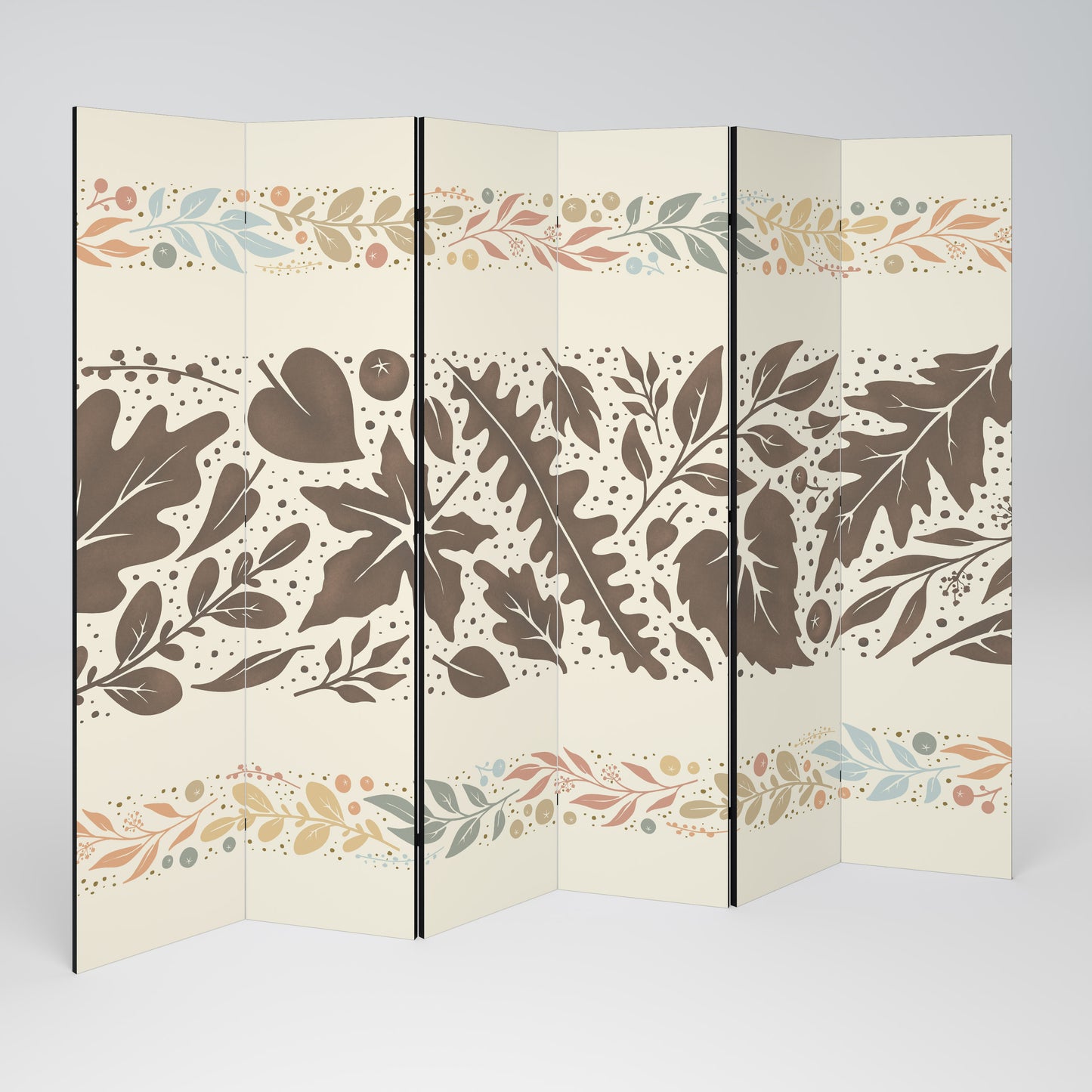 FOLIAGE ROWS Divisorio decorativo per ambienti a 6 pannelli