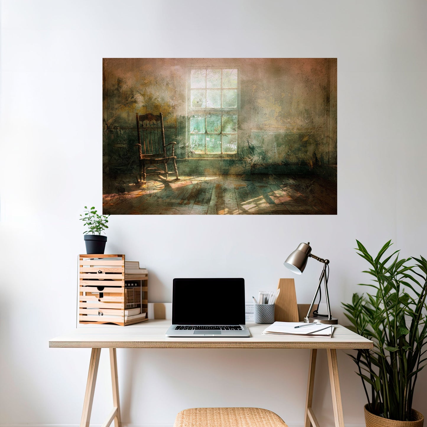 Poster orizzontale staccabile e attaccabile SUNLIGHT STILLNESS