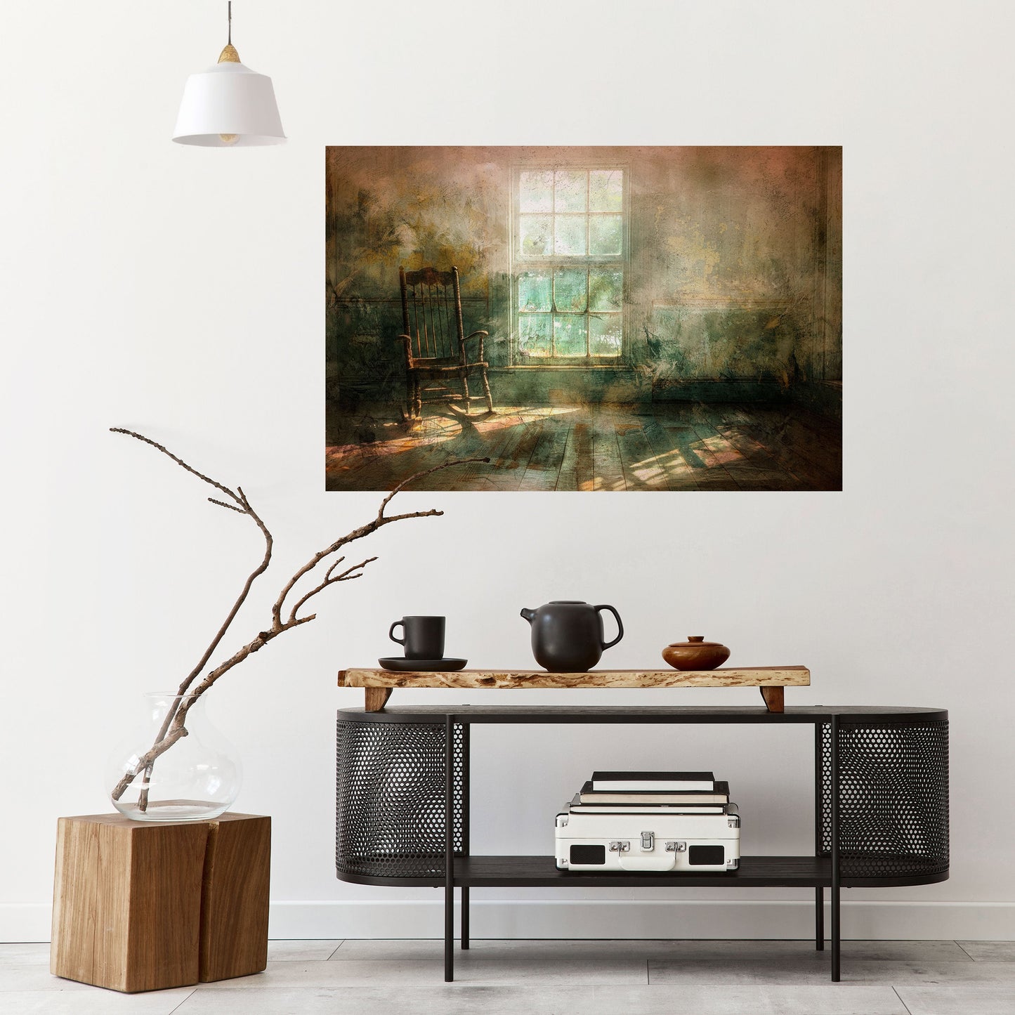 Poster orizzontale staccabile e attaccabile SUNLIGHT STILLNESS