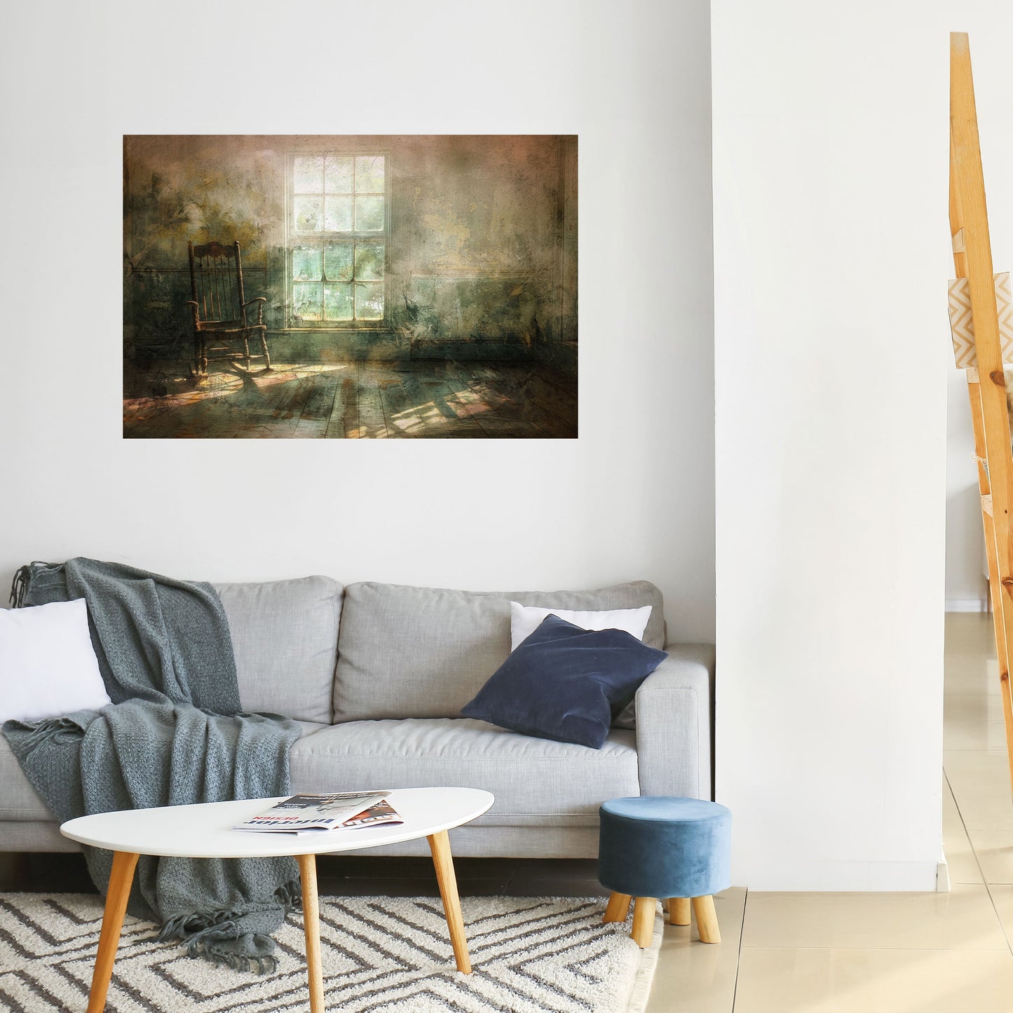 Poster orizzontale staccabile e attaccabile SUNLIGHT STILLNESS
