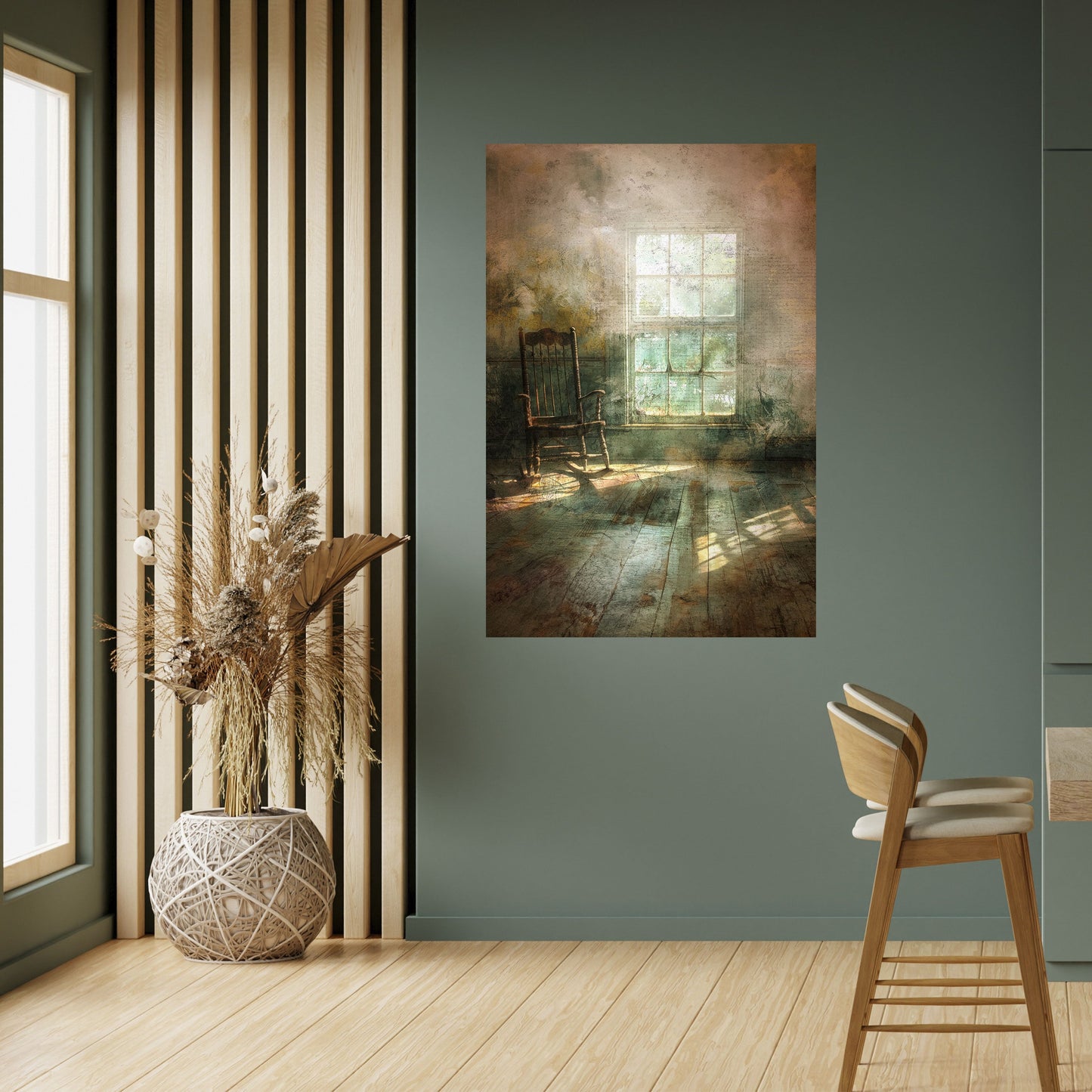 Poster verticale staccabile e attaccabile SUNLIGHT STILLNESS