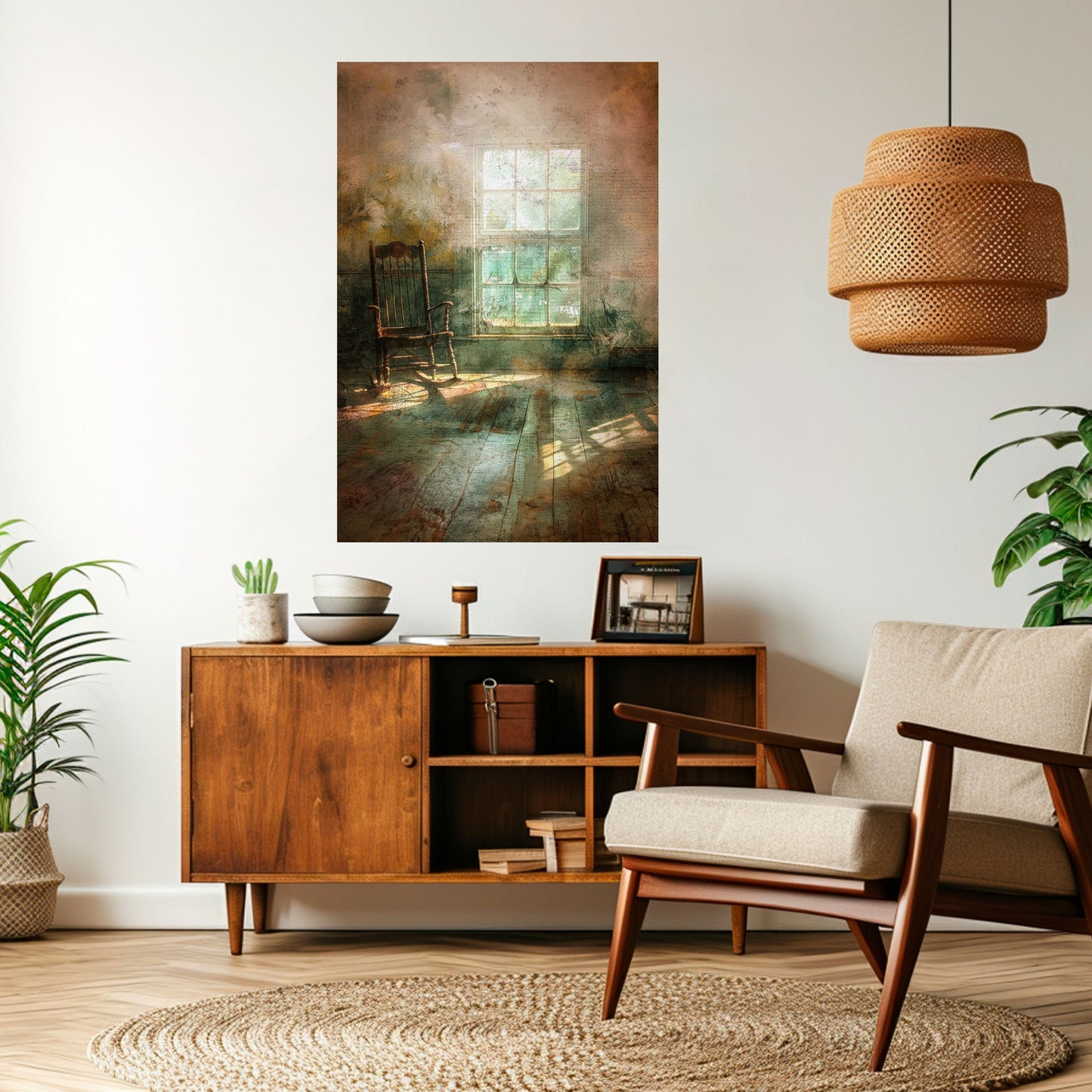 Poster verticale staccabile e attaccabile SUNLIGHT STILLNESS