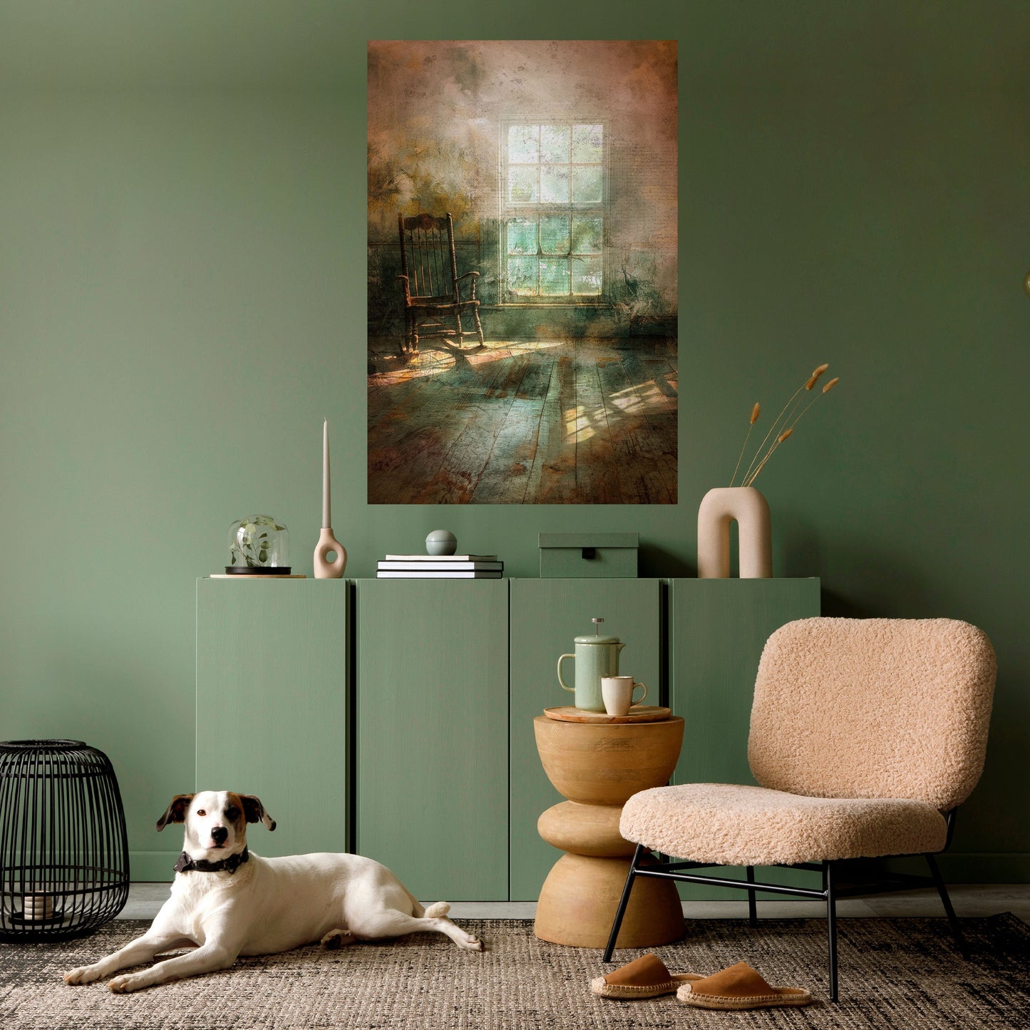 Poster verticale staccabile e attaccabile SUNLIGHT STILLNESS