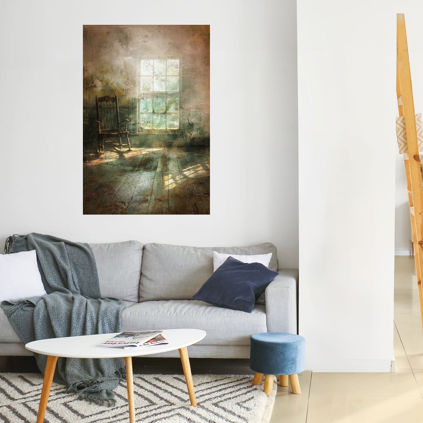Poster verticale staccabile e attaccabile SUNLIGHT STILLNESS
