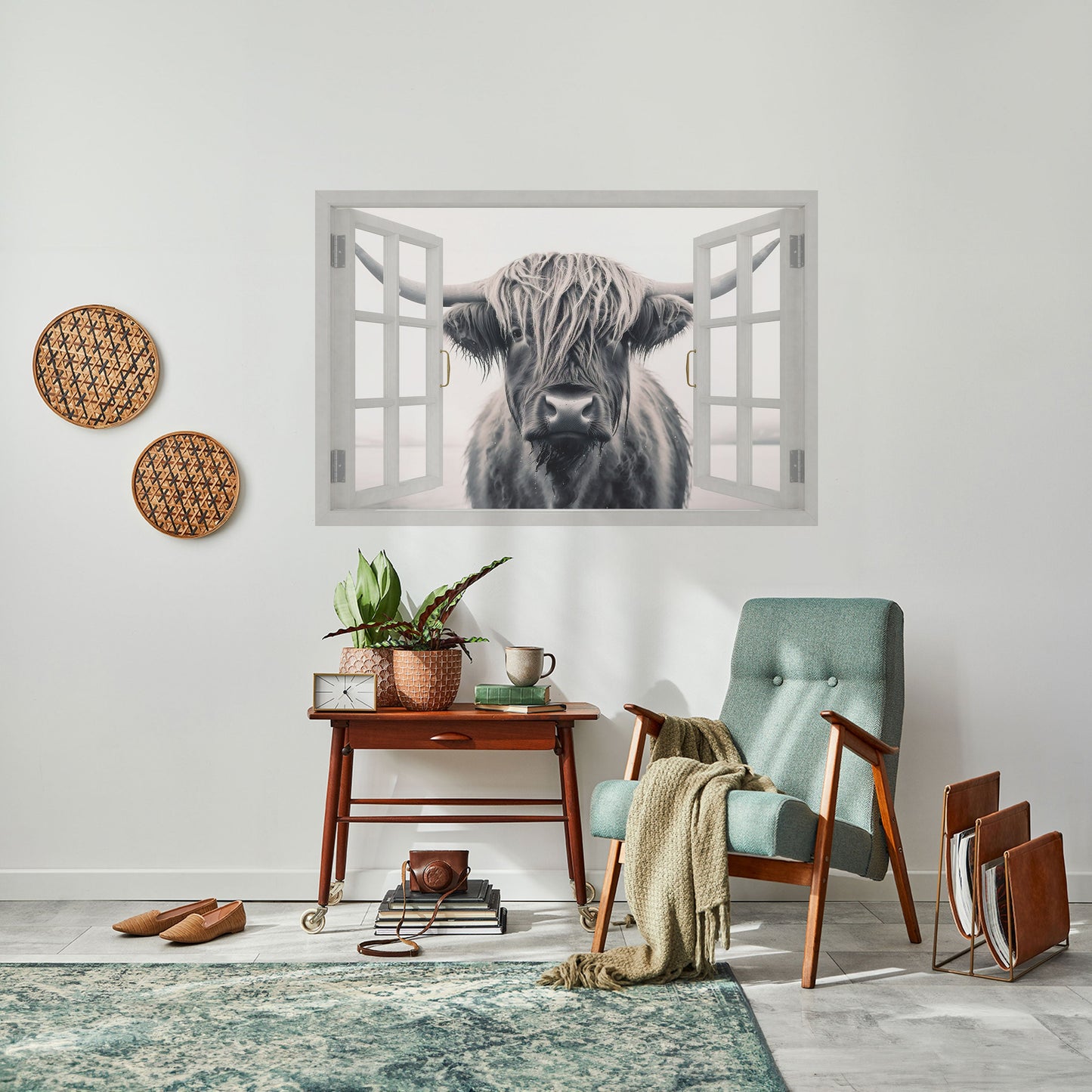 Poster orizzontale staccabile e attaccabile con VISTA FINESTRATA SFAVOREVOLE