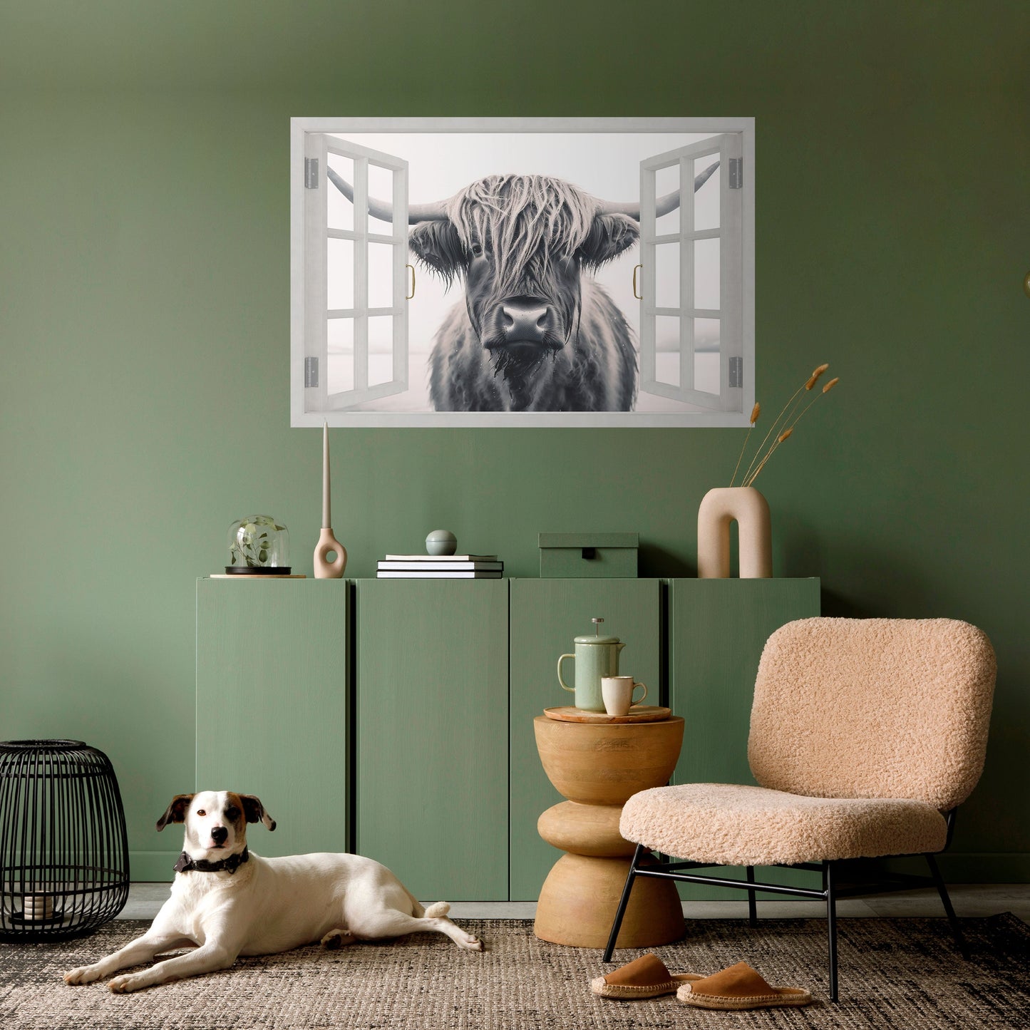 Poster orizzontale staccabile e attaccabile con VISTA FINESTRATA SFAVOREVOLE