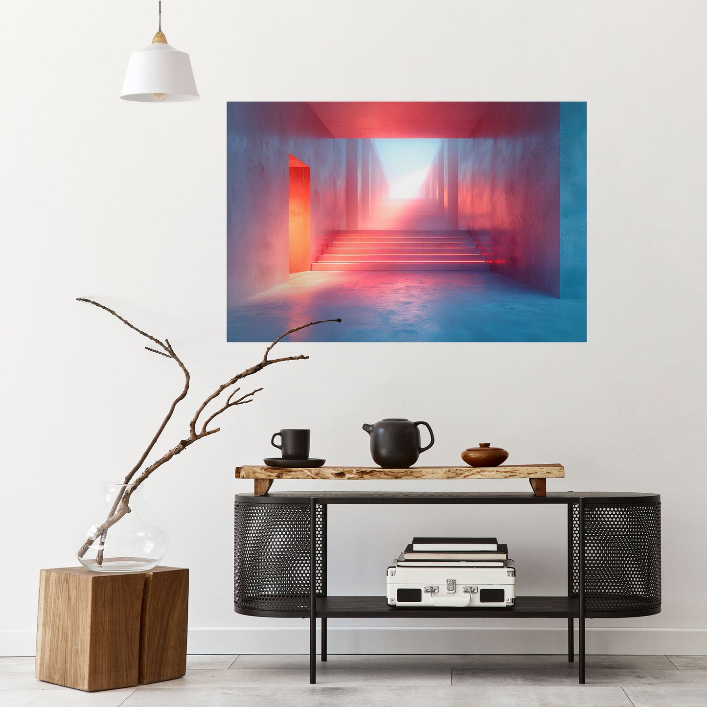 Poster orizzontale staccabile e attaccabile BRIGHT DIRECTION