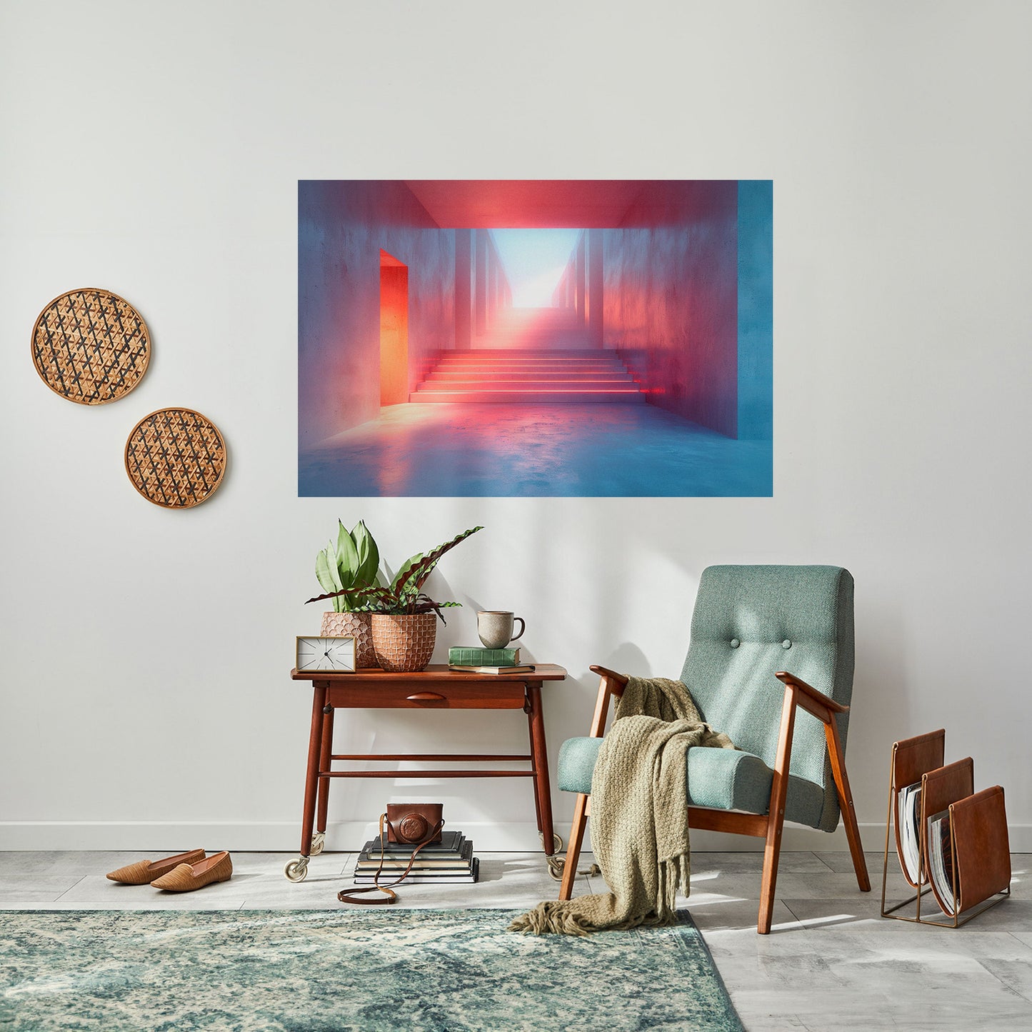 Poster orizzontale staccabile e attaccabile BRIGHT DIRECTION