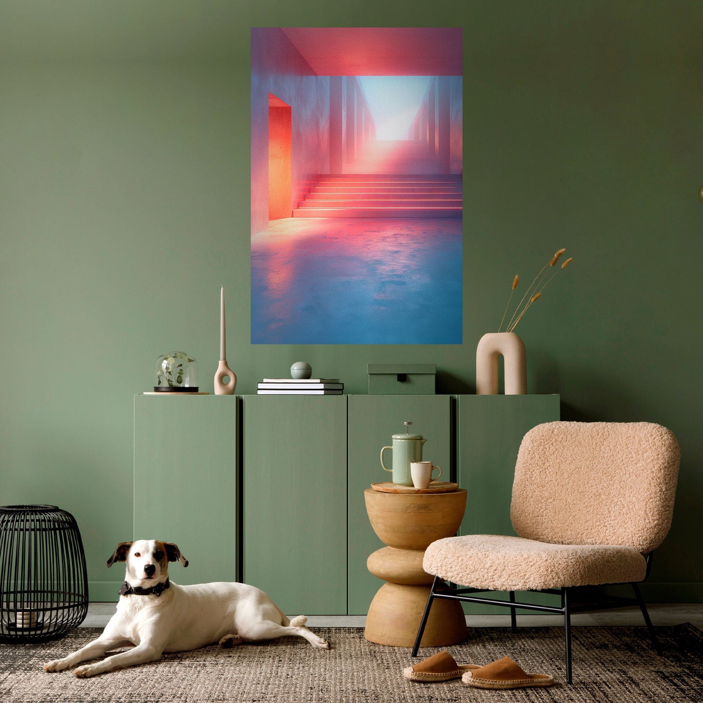 Poster verticale staccabile e attaccabile BRIGHT DIRECTION
