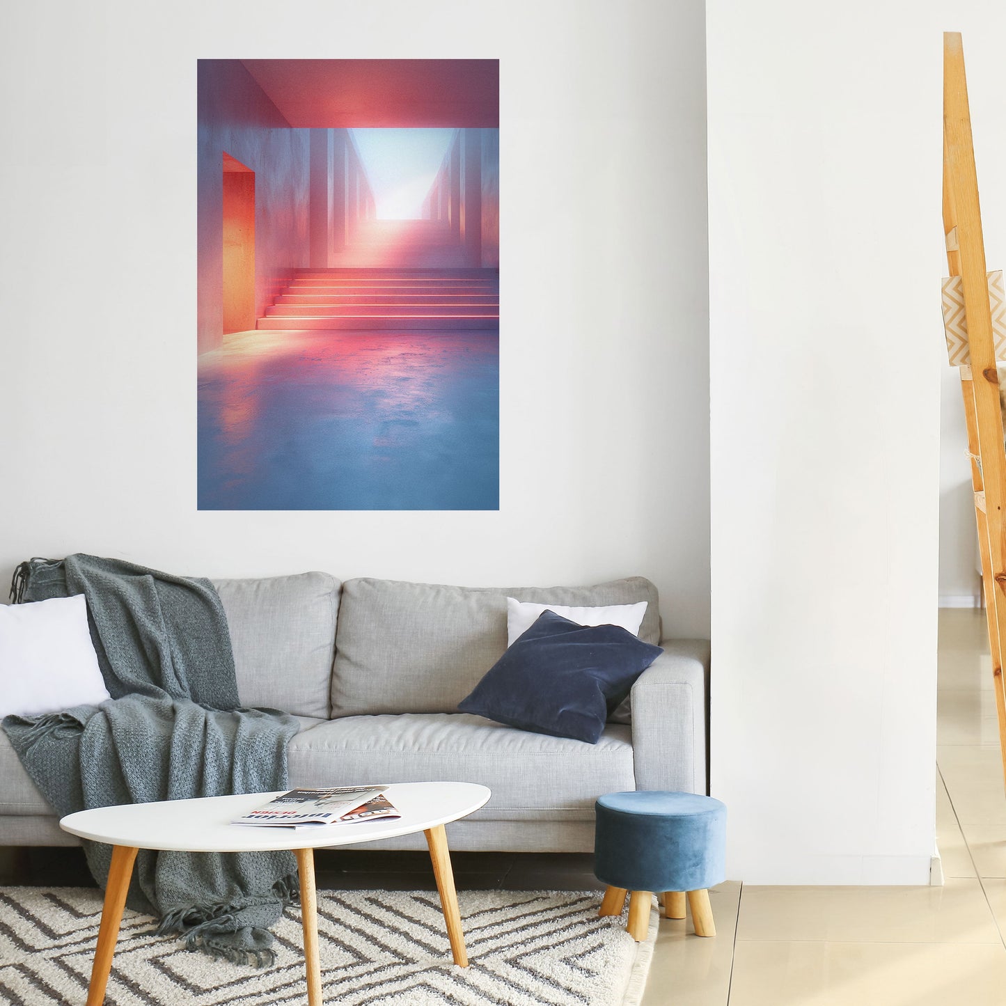 Poster verticale staccabile e attaccabile BRIGHT DIRECTION