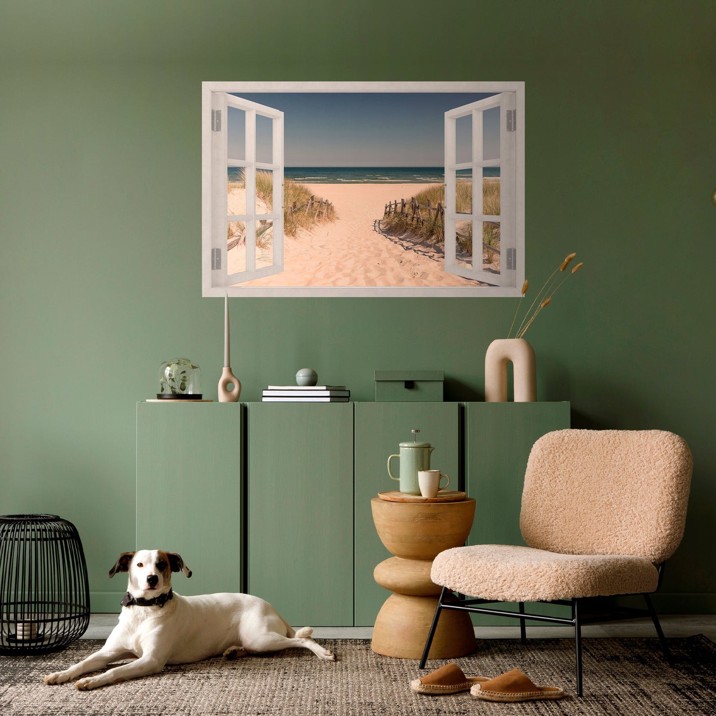Poster orizzontale staccabile e attaccabile SANDY DREAMSCAPE