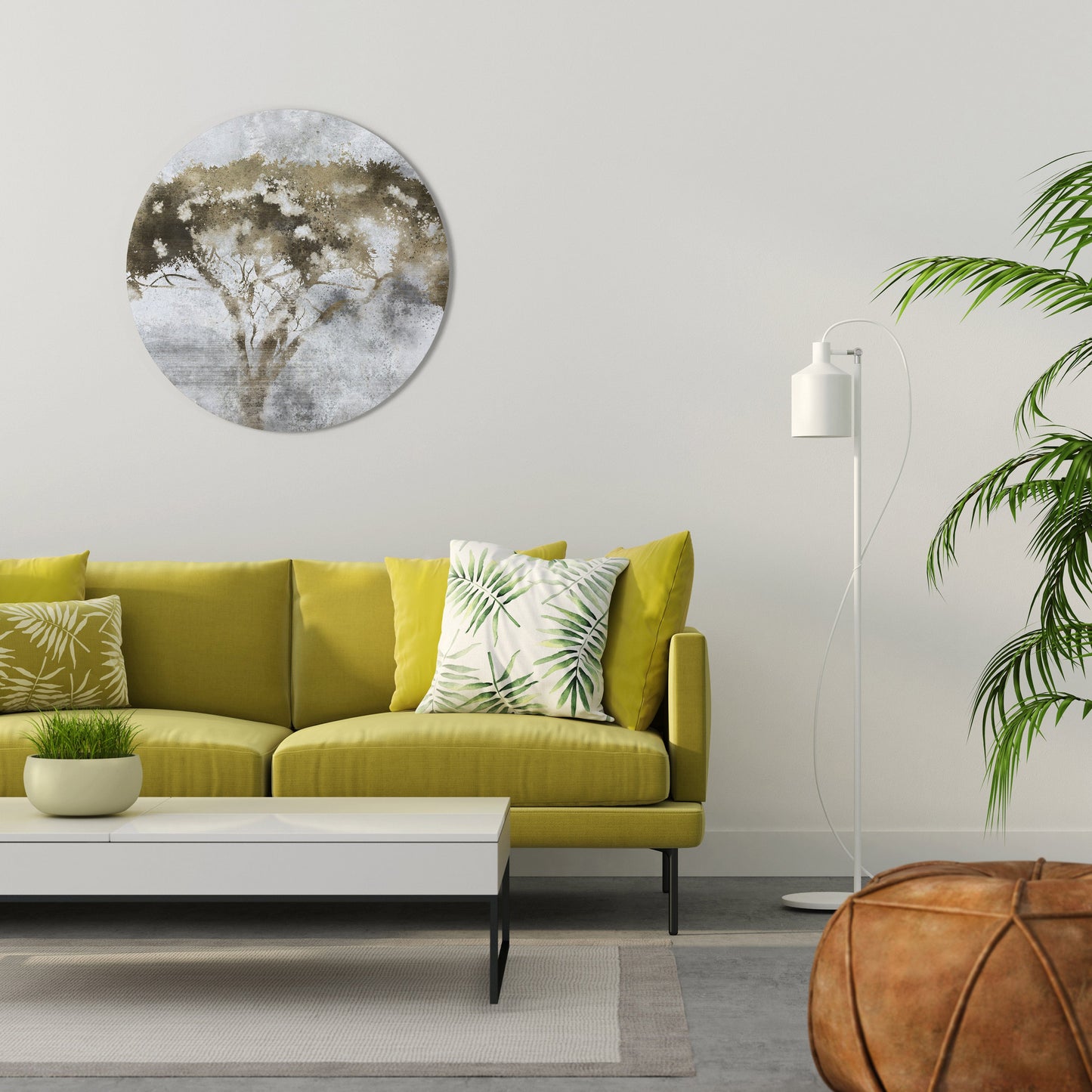 LONESOME CROWN Round Wall Art