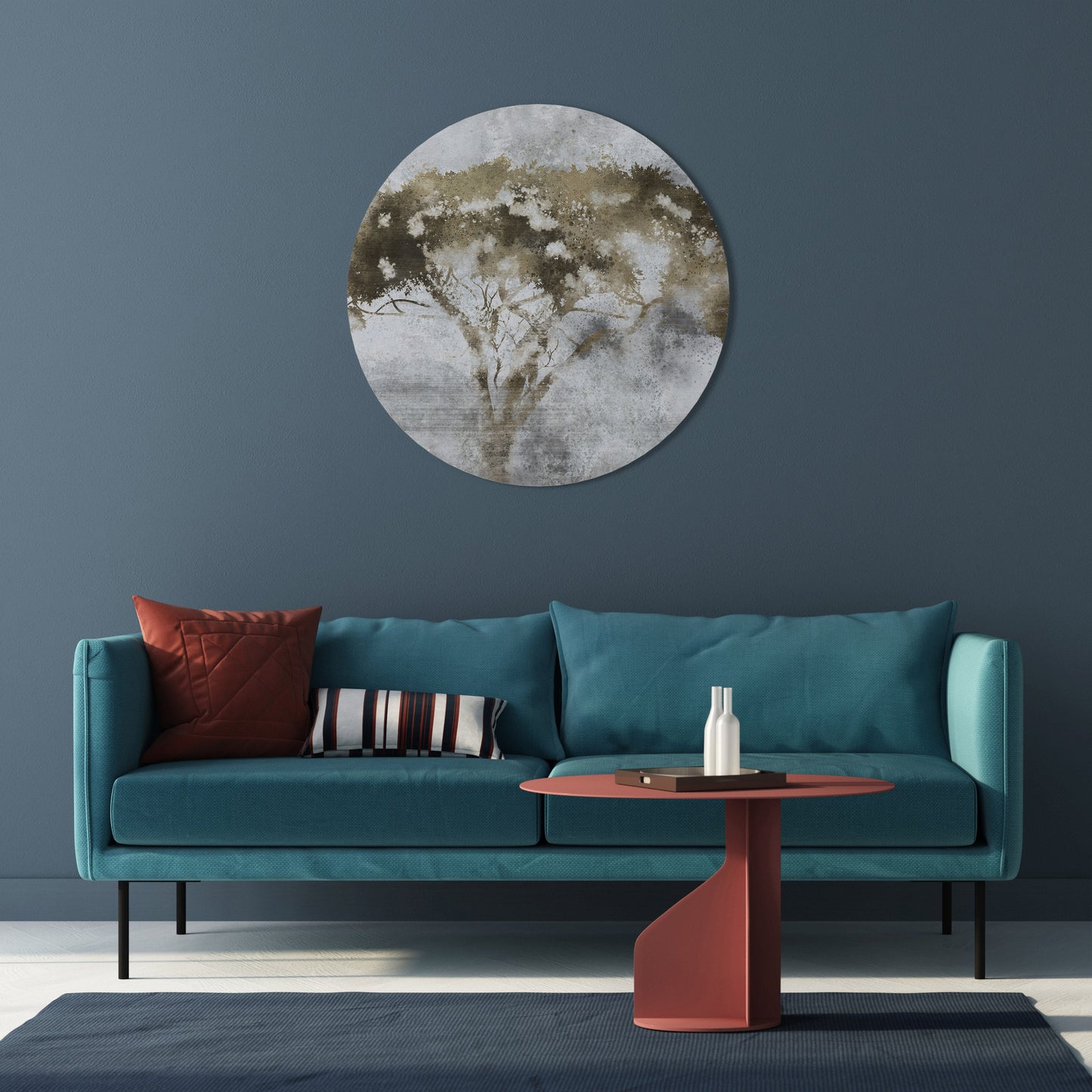 LONESOME CROWN Round Wall Art