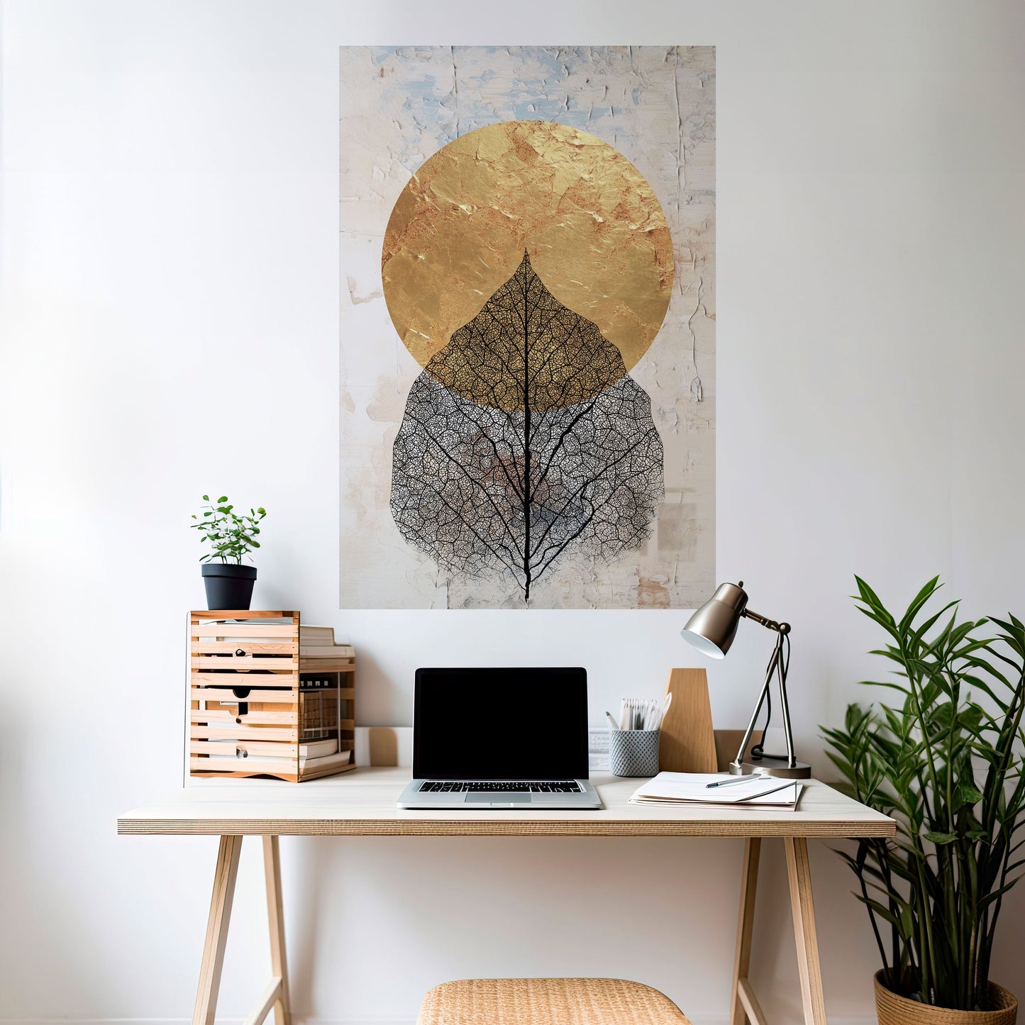 Poster verticale staccabile e attaccabile GOLD NERVATIO