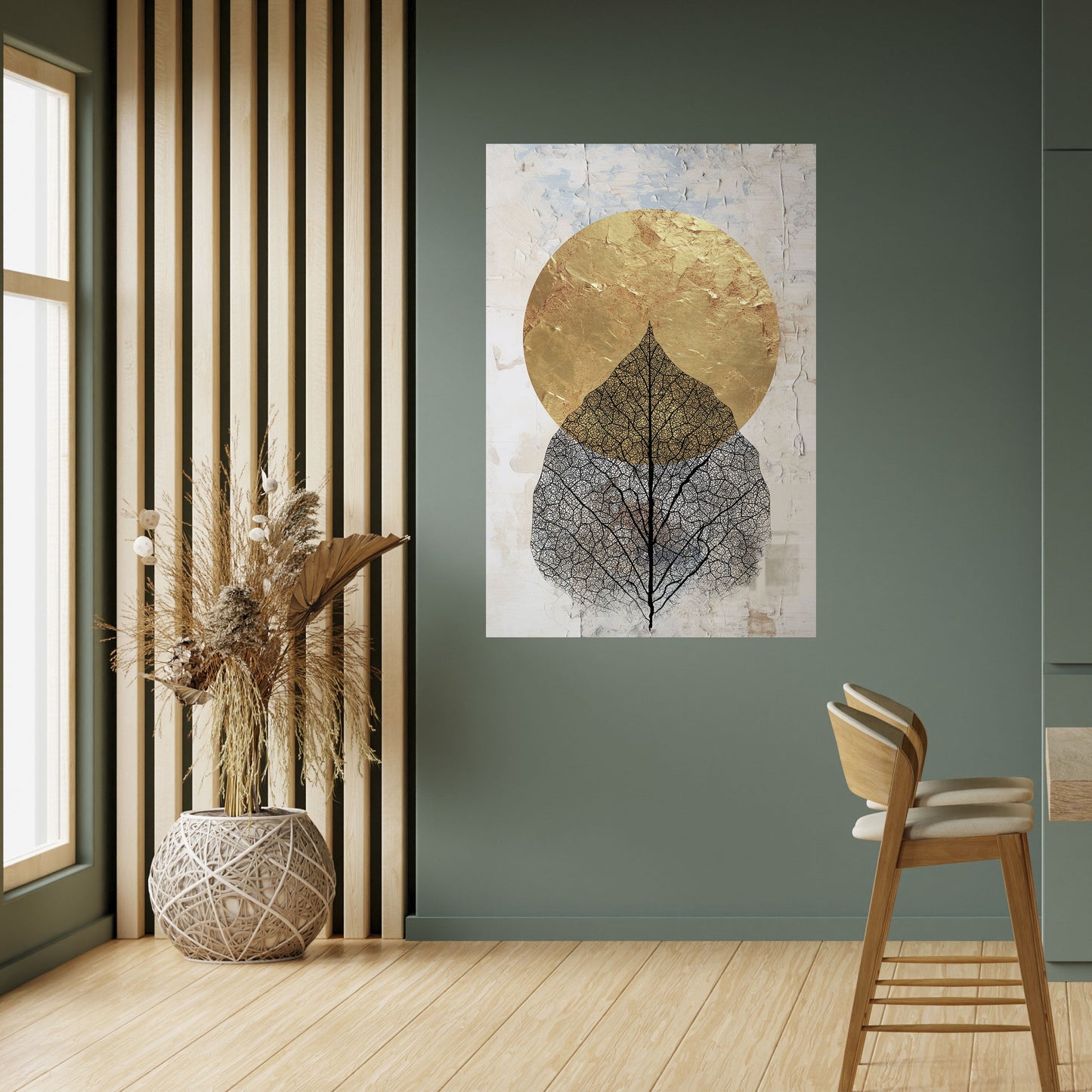 Poster verticale staccabile e attaccabile GOLD NERVATIO
