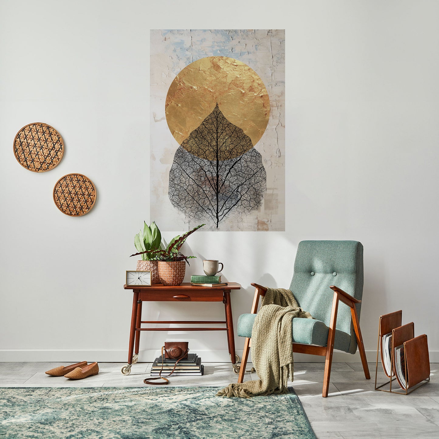 Poster verticale staccabile e attaccabile GOLD NERVATIO