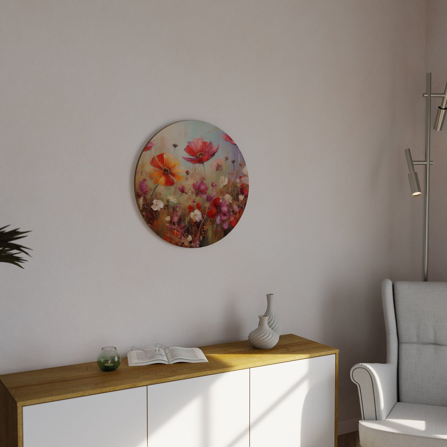 GARDEN DAYDREAM Round Wall Art