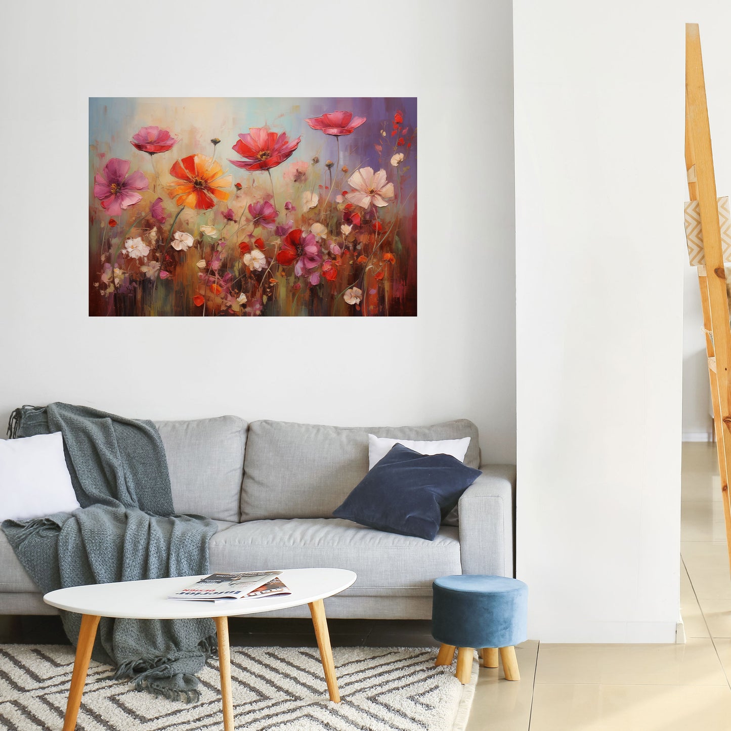 GARDEN DAYDREAM Poster orizzontale staccabile e attaccabile