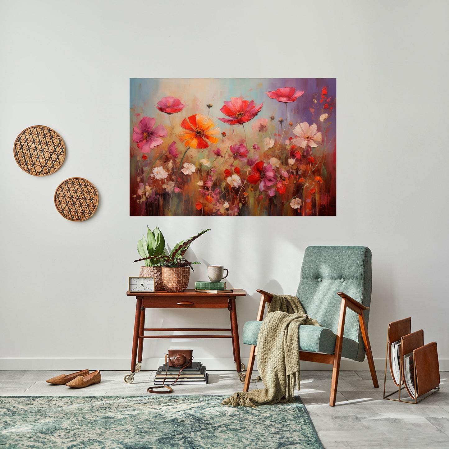 GARDEN DAYDREAM Poster orizzontale staccabile e attaccabile