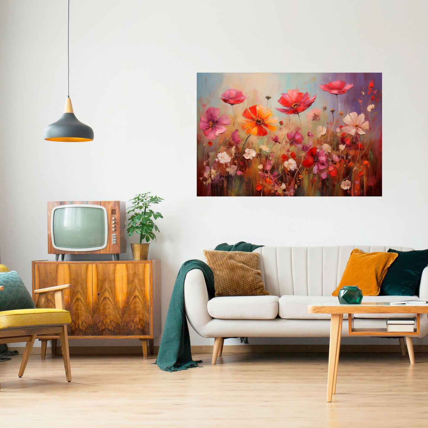 GARDEN DAYDREAM Poster orizzontale staccabile e attaccabile
