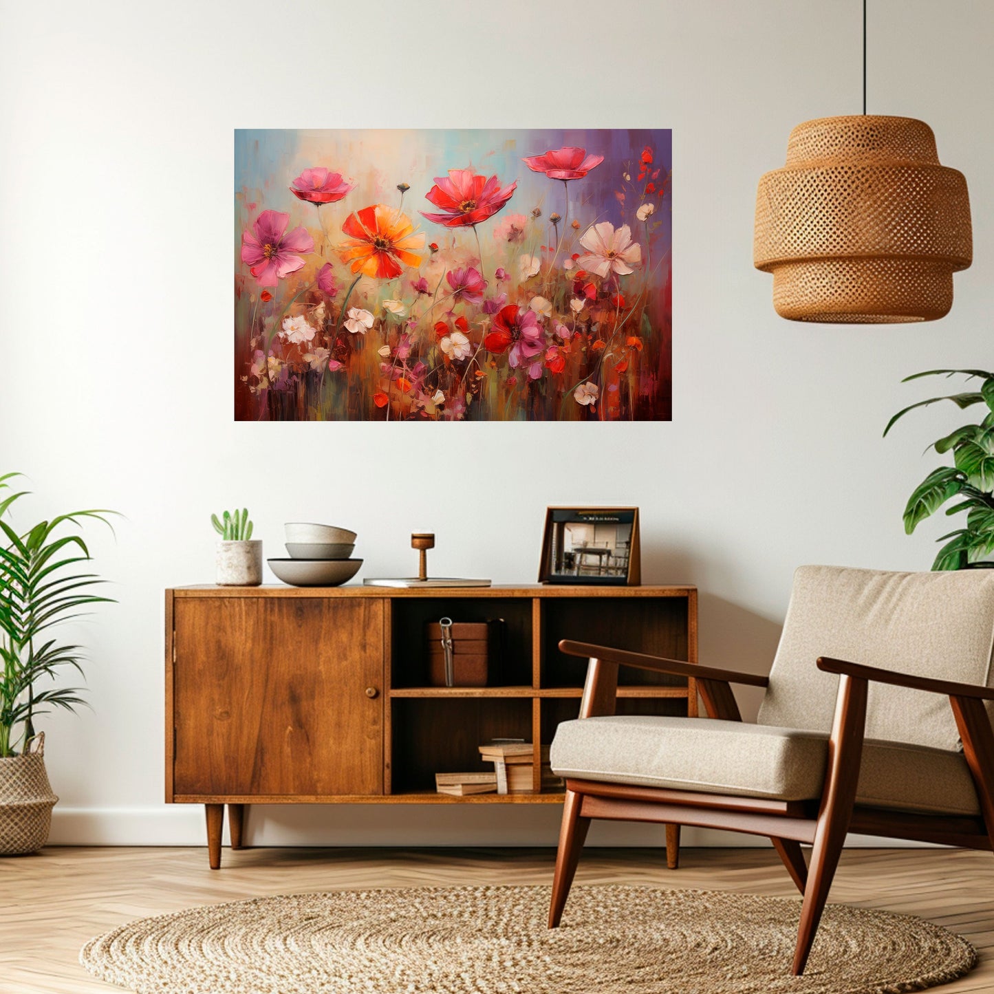 GARDEN DAYDREAM Poster orizzontale staccabile e attaccabile