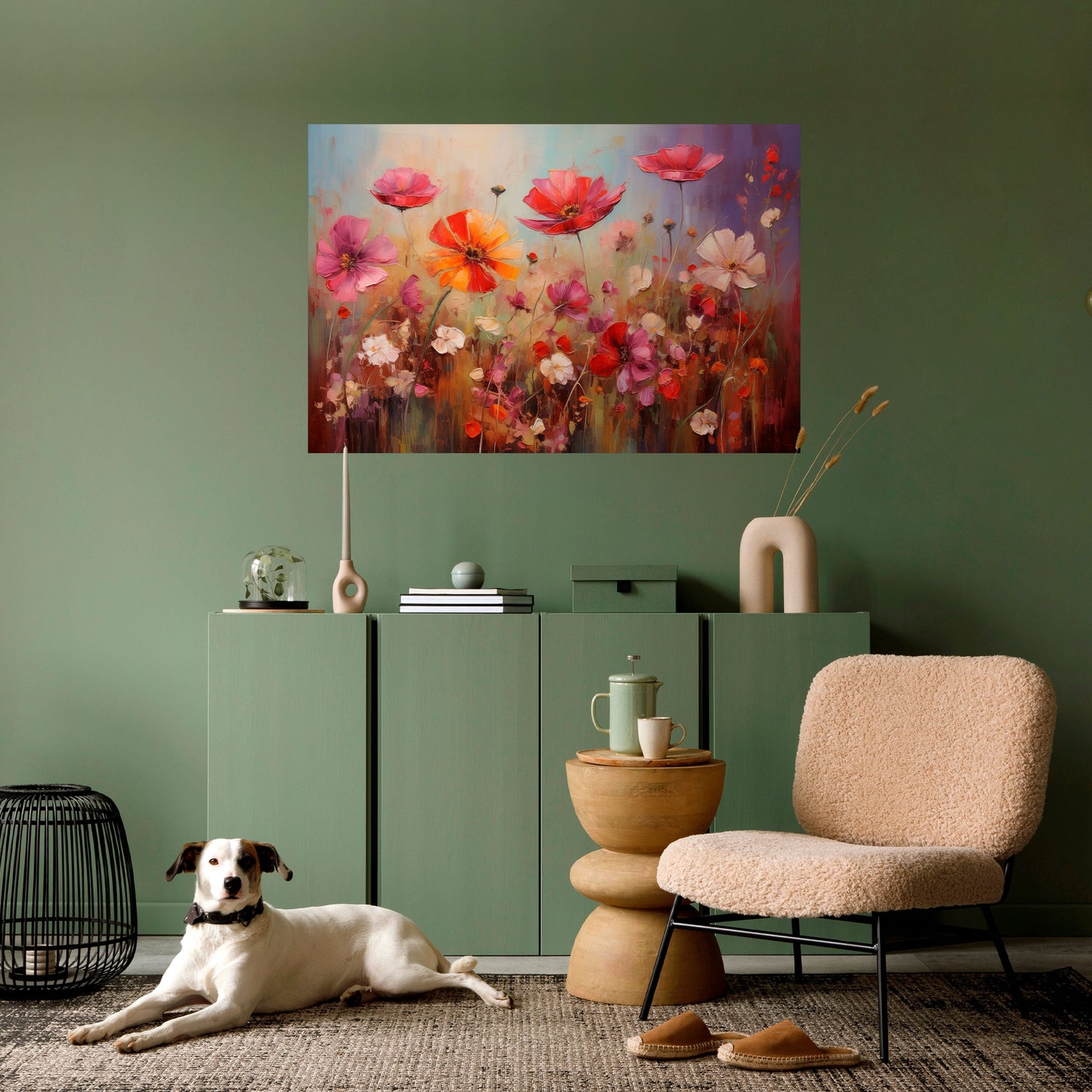 GARDEN DAYDREAM Poster orizzontale staccabile e attaccabile