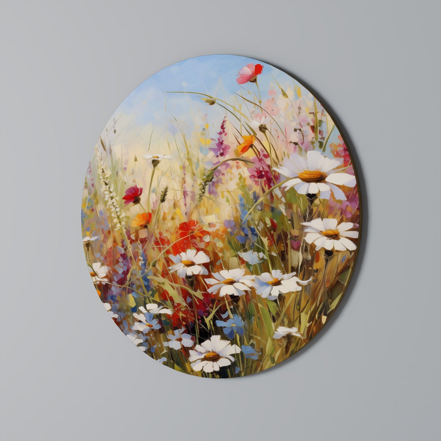 DAISY DAYDREAMS Round Wall Art