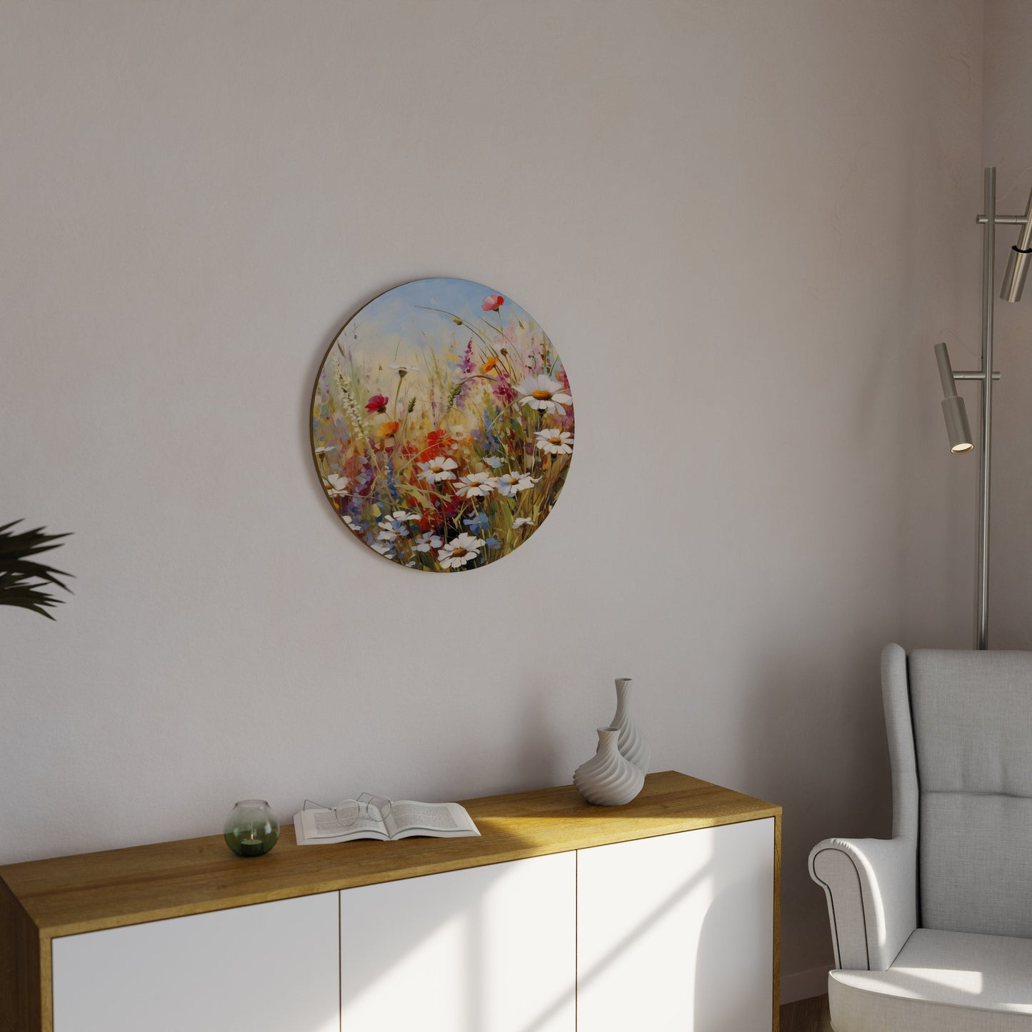 DAISY DAYDREAMS Round Wall Art